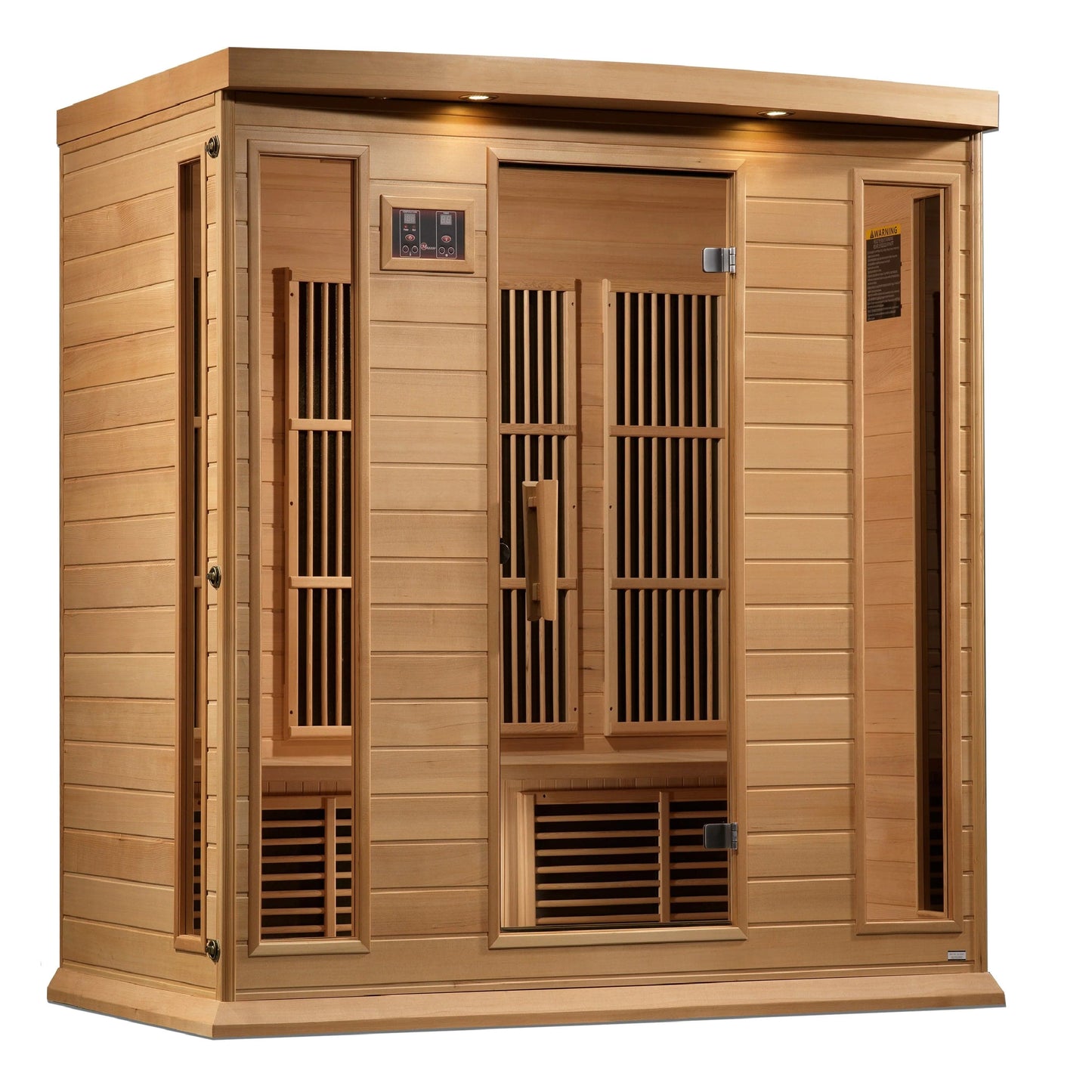 Golden Designs Maxxus 4-Person Corner Near Zero EMF (Under 2MG) FAR Infrared Sauna