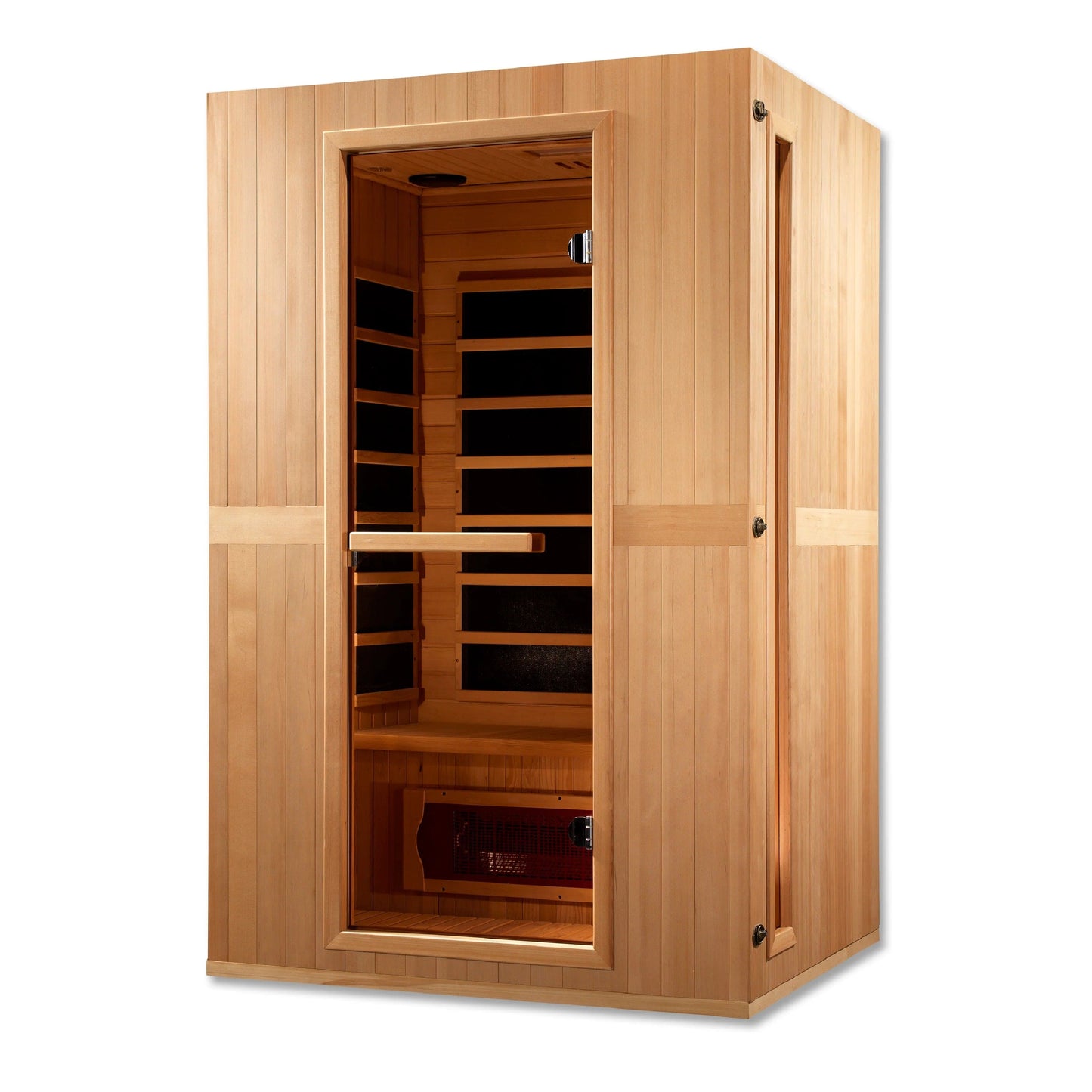 Golden Designs Maxxus 2-Person Low EMF (Under 8MG) FAR Infrared Sauna (Canadian Hemlock) MX-LS2-01