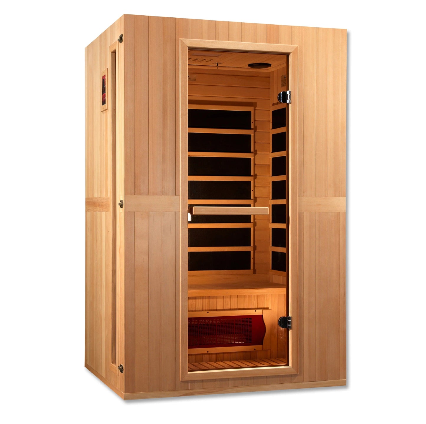 Golden Designs Maxxus 2-Person Low EMF (Under 8MG) FAR Infrared Sauna (Canadian Hemlock) MX-LS2-01
