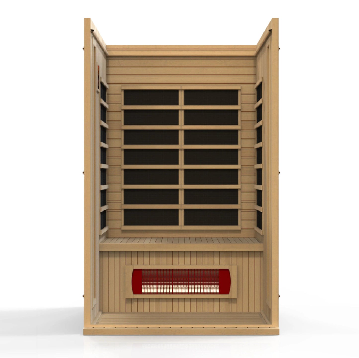 Golden Designs Maxxus 2-Person Low EMF (Under 8MG) FAR Infrared Sauna (Canadian Hemlock) MX-LS2-01