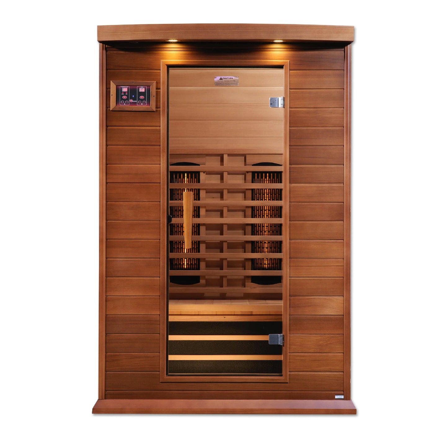 Golden Designs Maxxus 2-Person Full Spectrum Near Zero EMF (Under 2MG) FAR Infrared Sauna (Canadian Red Cedar) MX-M206-01-FS CED