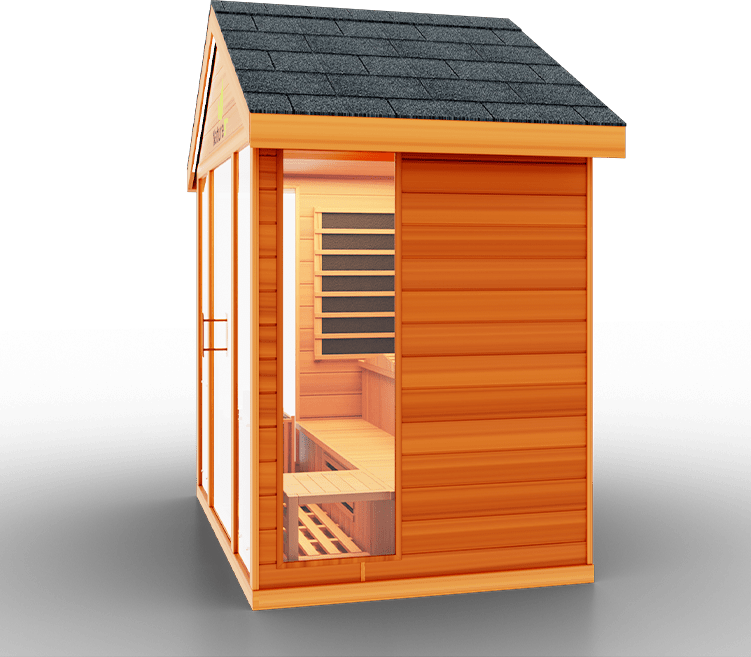 Medical Breakthrough Nature 9 Plus Sauna - Hybrid with Reclining Bench & Side Bench