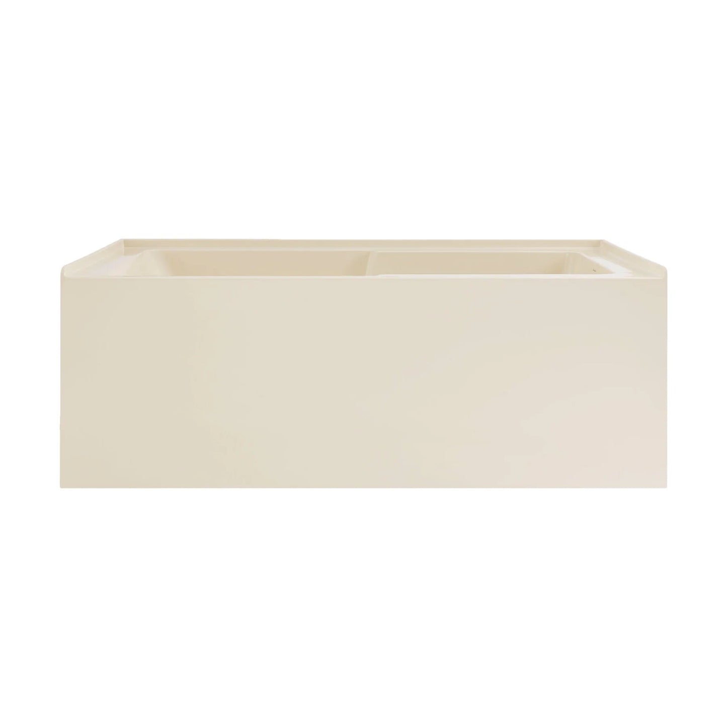 Swiss Madison Voltaire 60" X 32" Alcove Integrated Armrest Bathtub with Apron