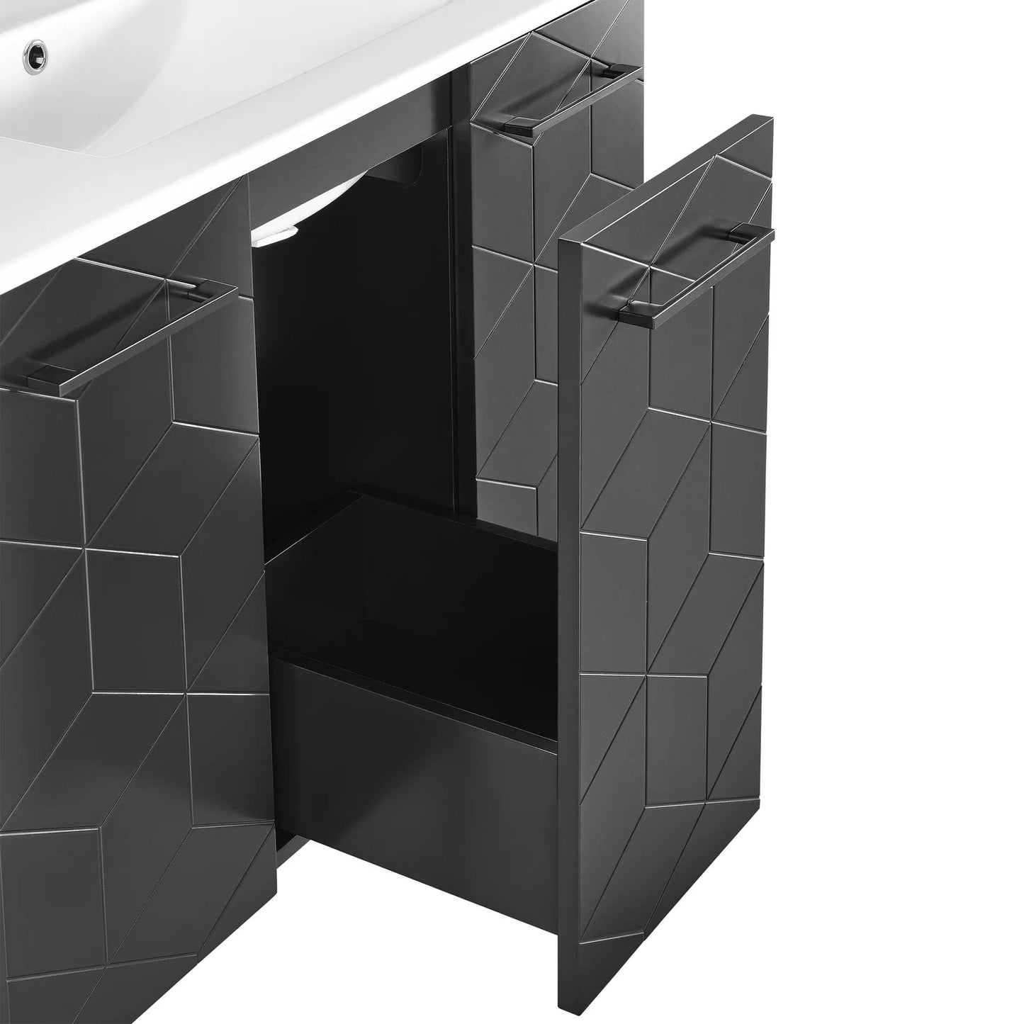 Swiss Madison Annecy 36" Bathroom Vanity in Phantom Black