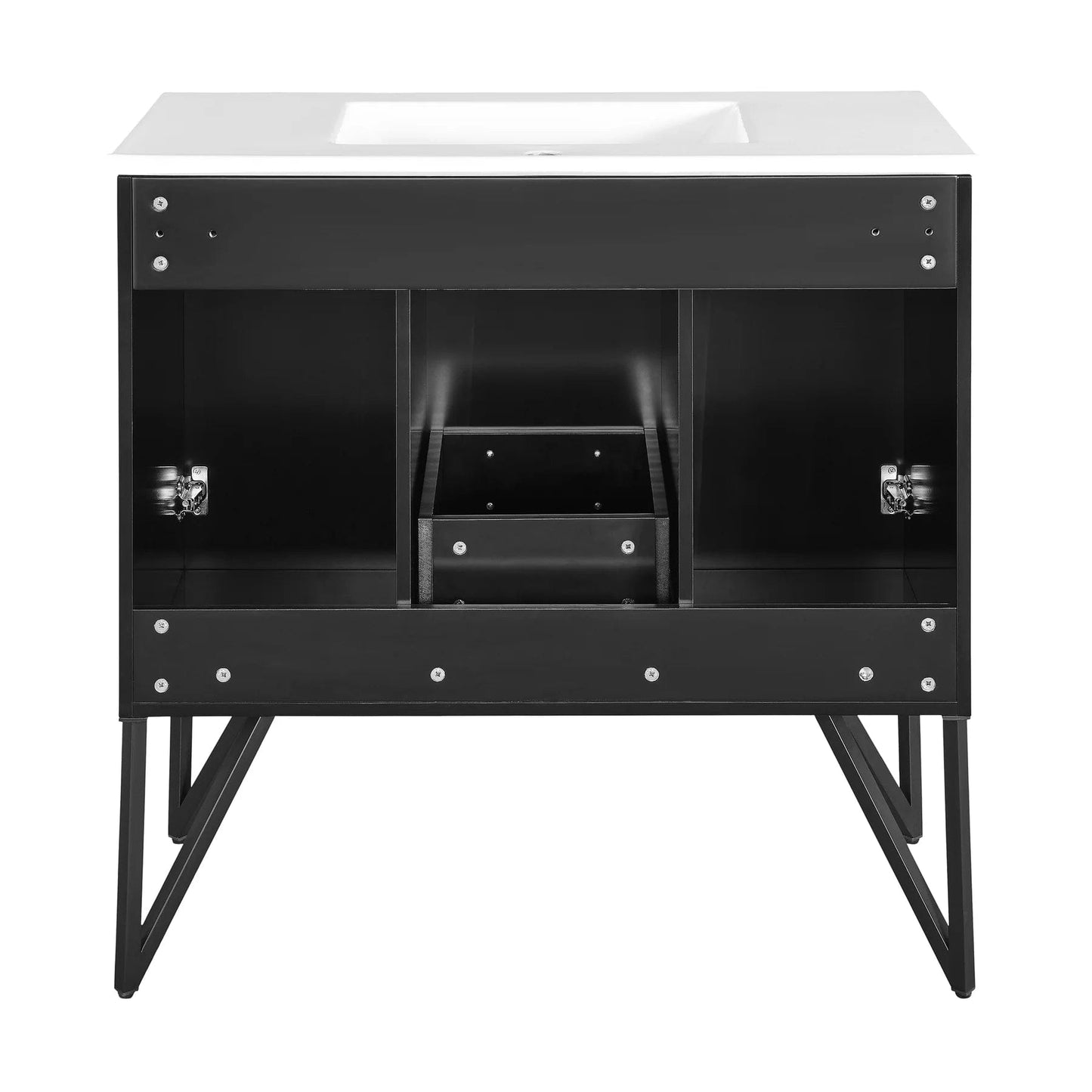 Swiss Madison Annecy 36" Bathroom Vanity in Phantom Black