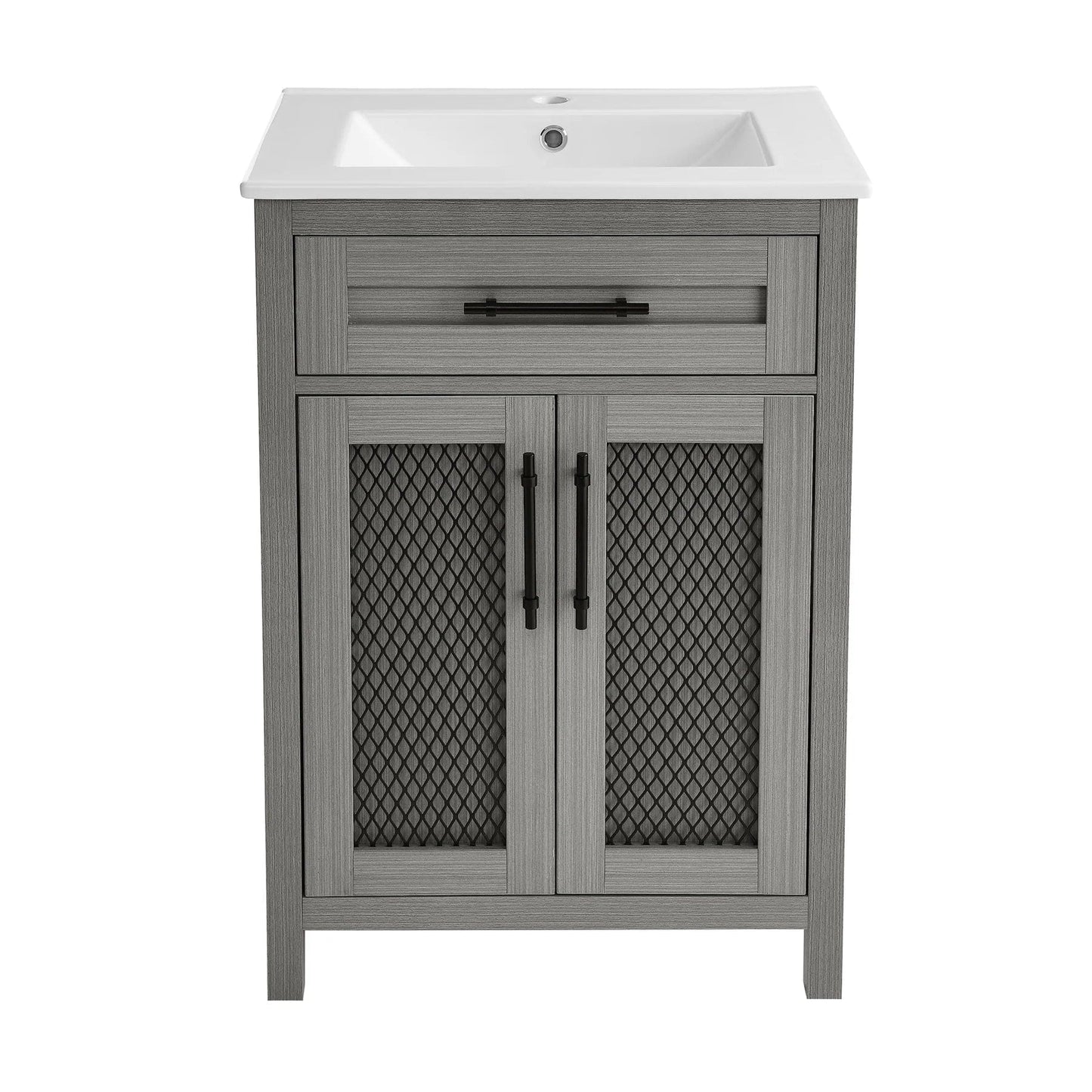 Swiss Madison Calice 24" Bathroom Vanity in Carbon Grey SM-BV421