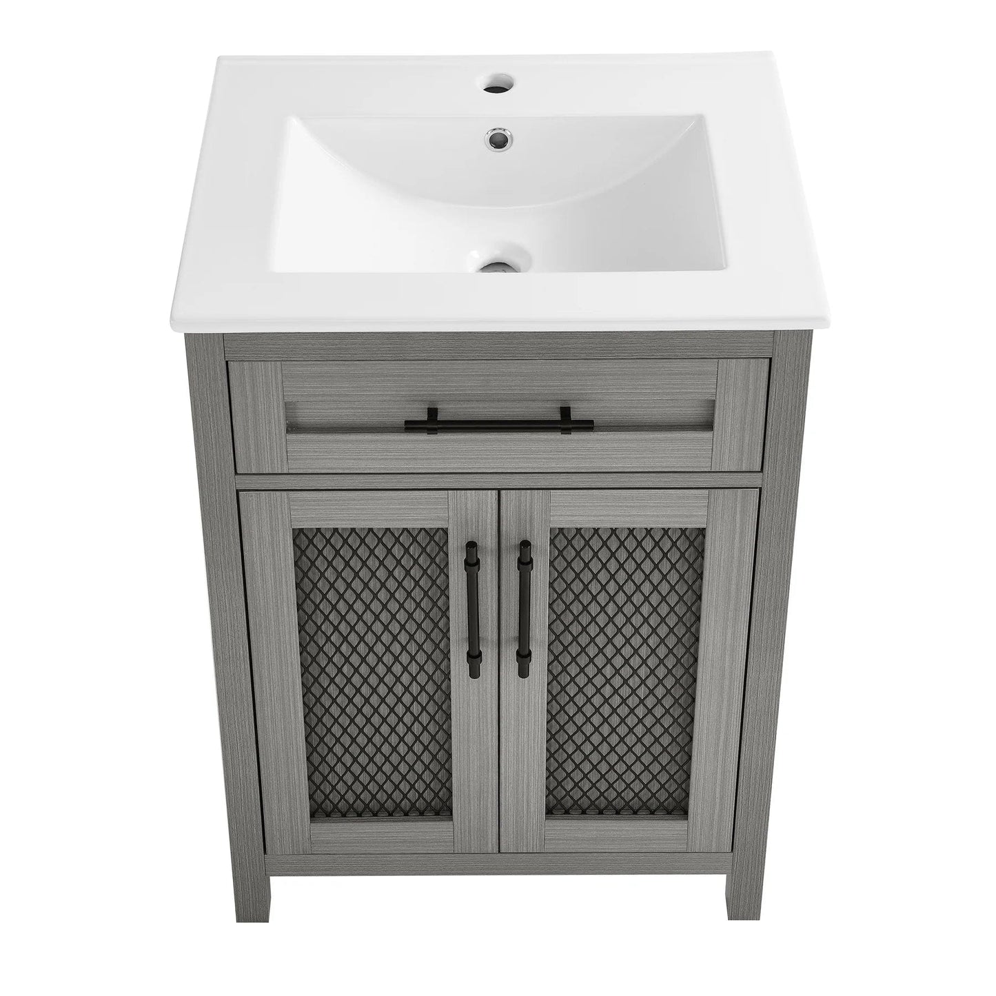 Swiss Madison Calice 24" Bathroom Vanity in Carbon Grey SM-BV421