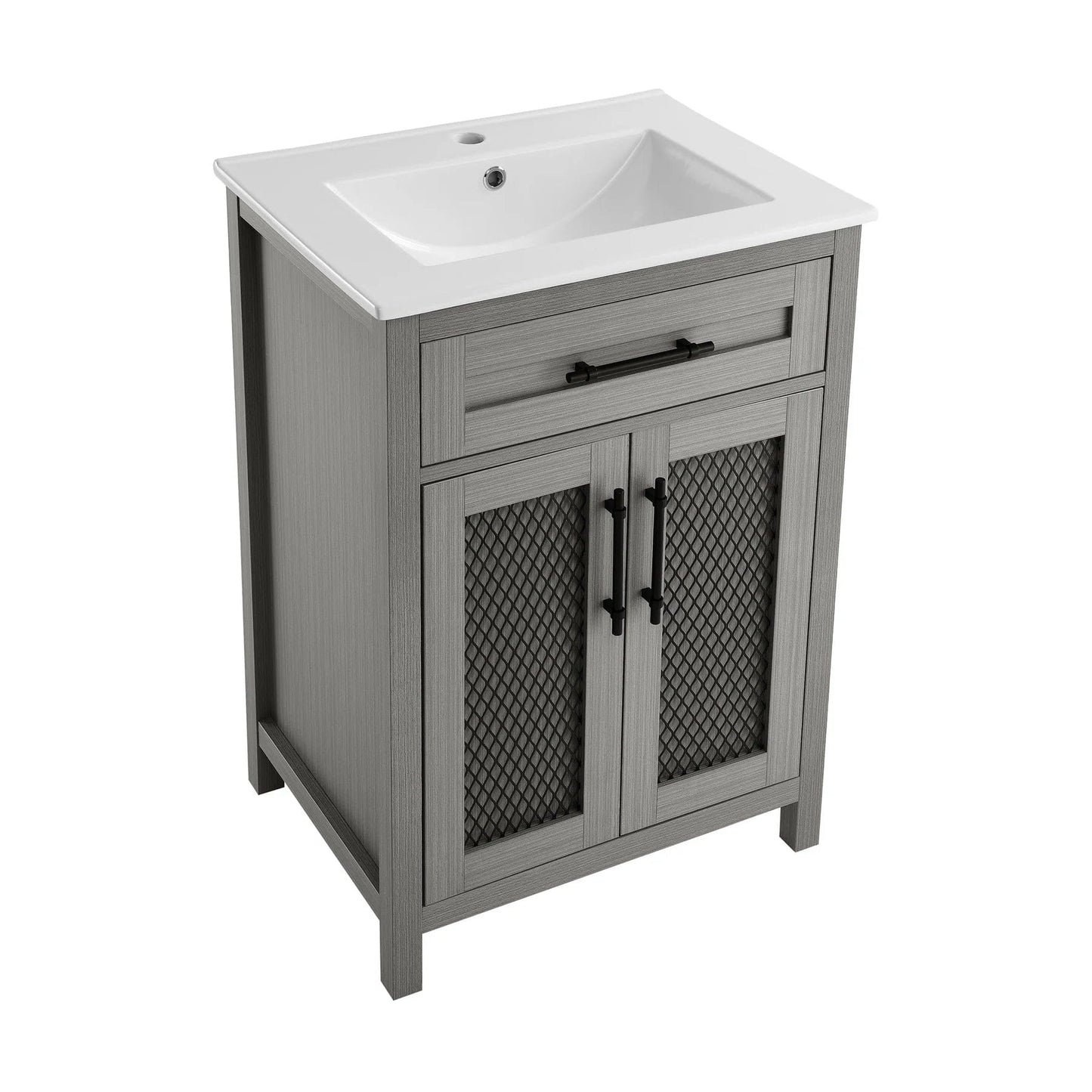 Swiss Madison Calice 24" Bathroom Vanity in Carbon Grey SM-BV421