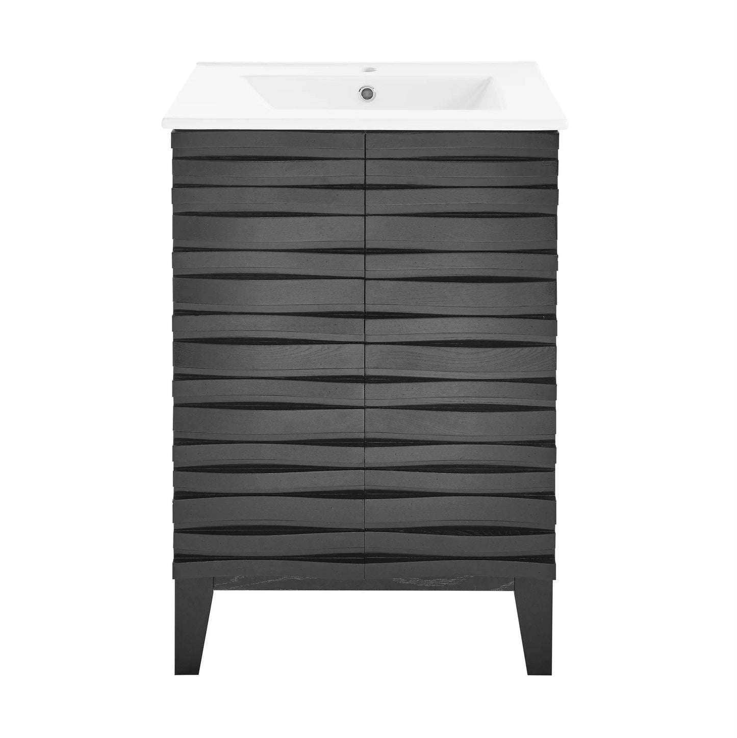 Swiss Madison Cascade 24" Bathroom Vanity in Black SM-BV470B