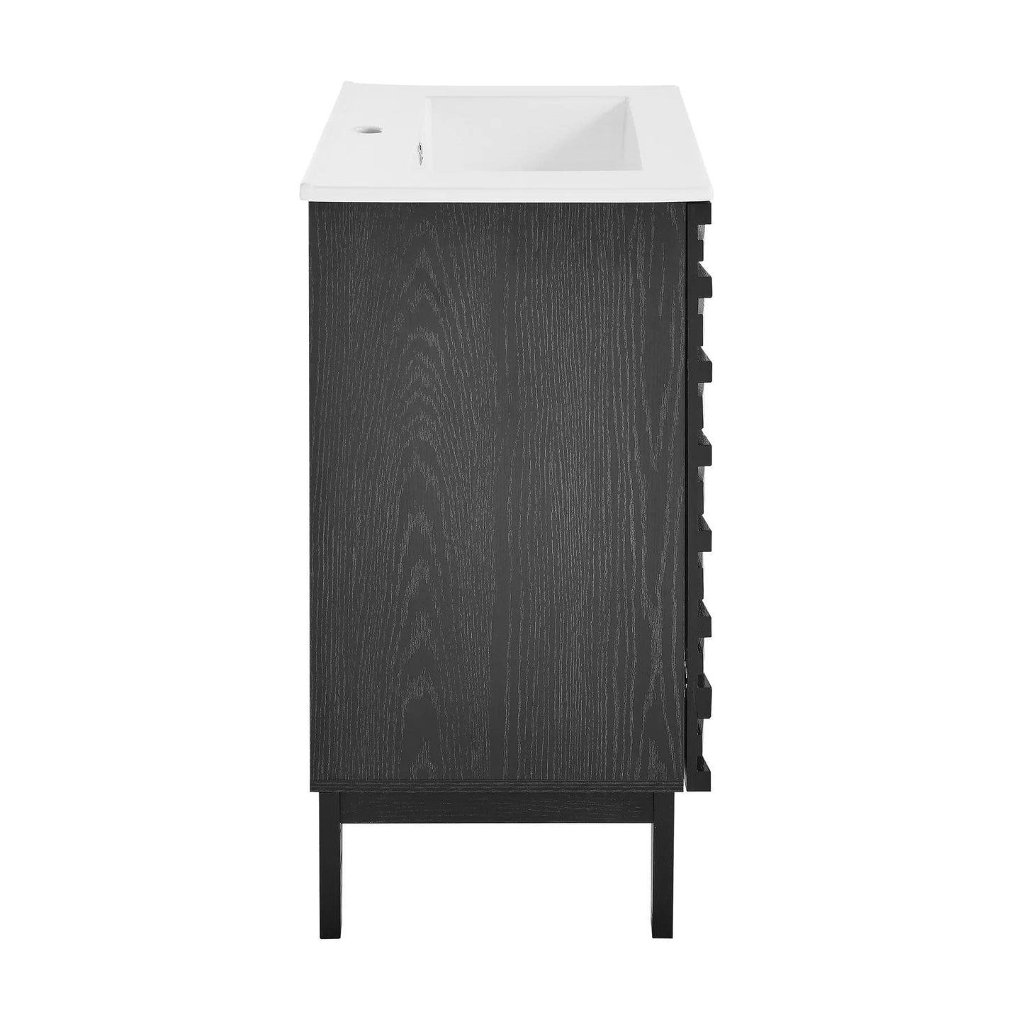 Swiss Madison Cascade 24" Bathroom Vanity in Black SM-BV470B