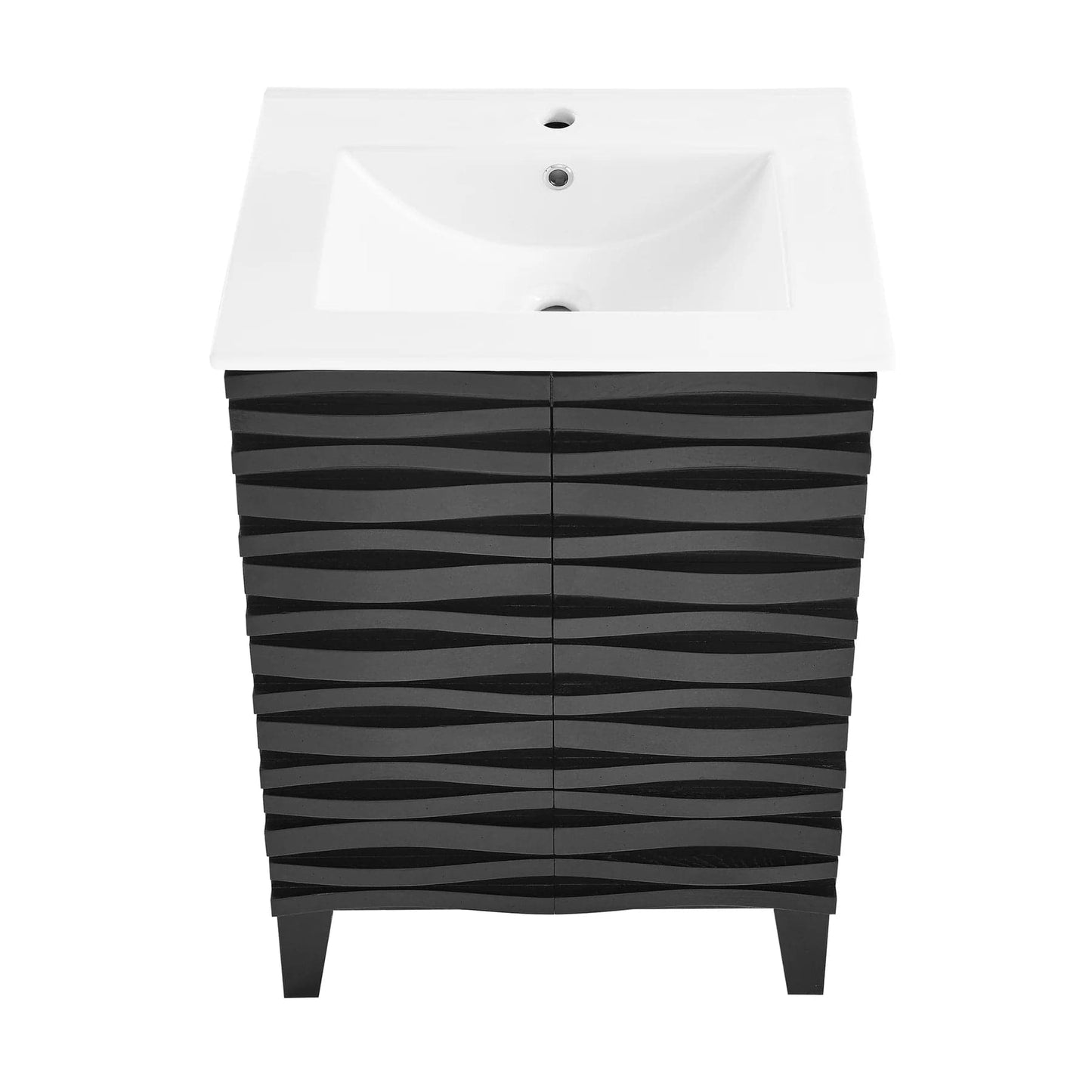 Swiss Madison Cascade 24" Bathroom Vanity in Black SM-BV470B