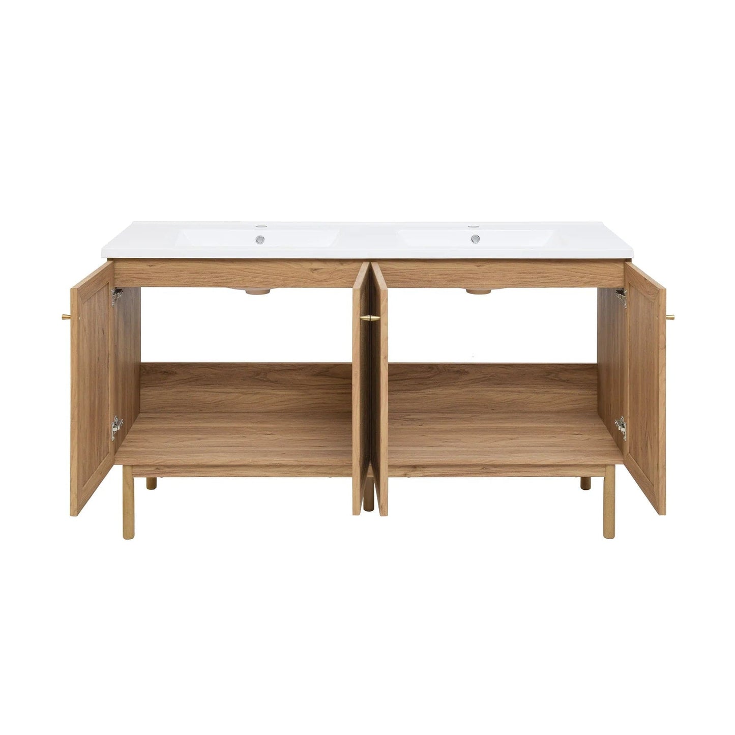 Swiss Madison Classé 60" Bathroom Vanity in Oak