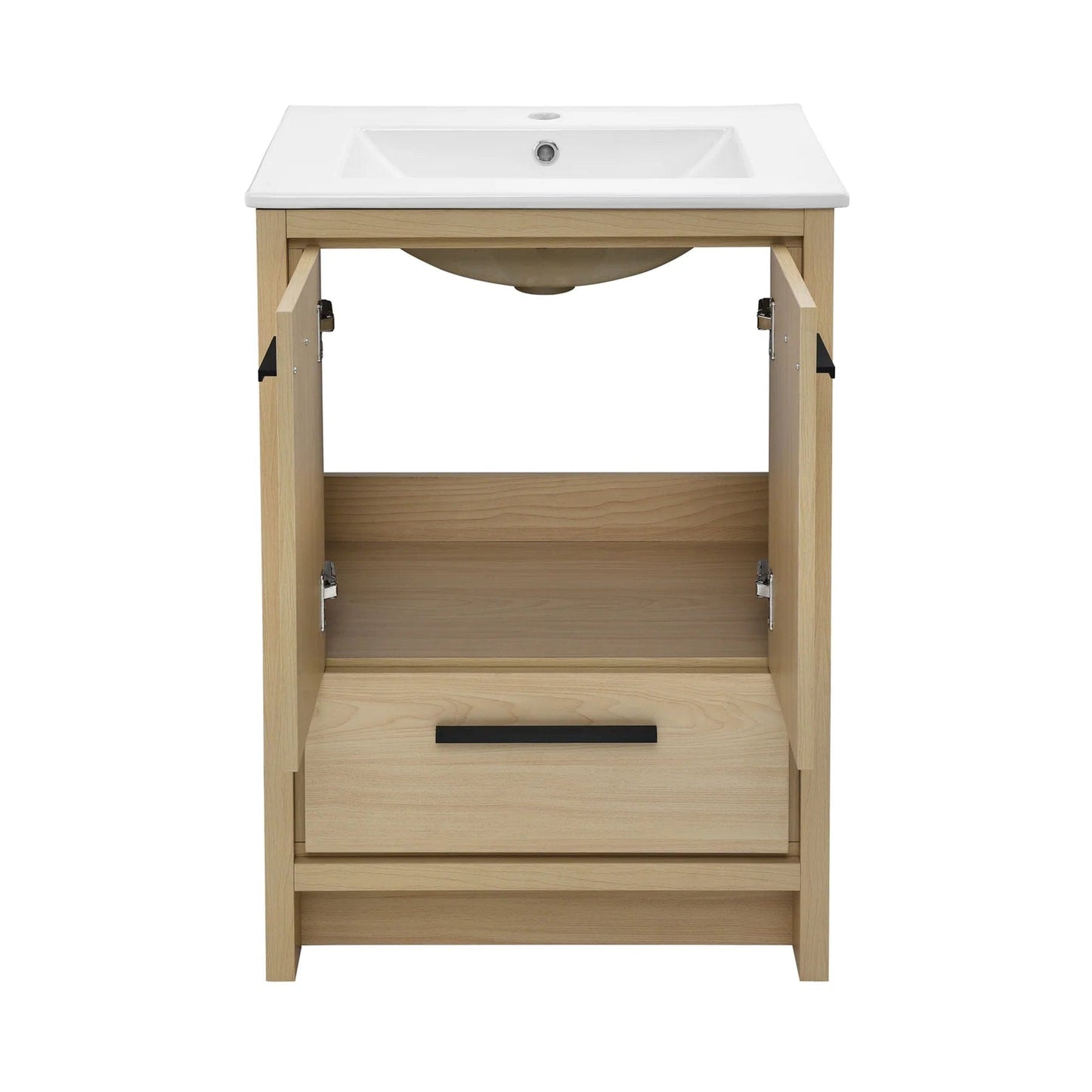 Swiss Madison Virage 24" Freestanding, Bathroom Vanity in Glossy White