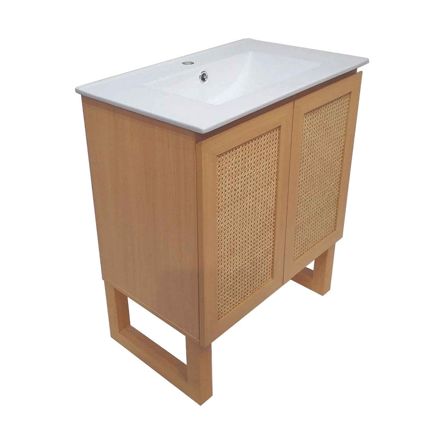 Swiss Madison Arles 30" Single, Bathroom Vanity in Honey