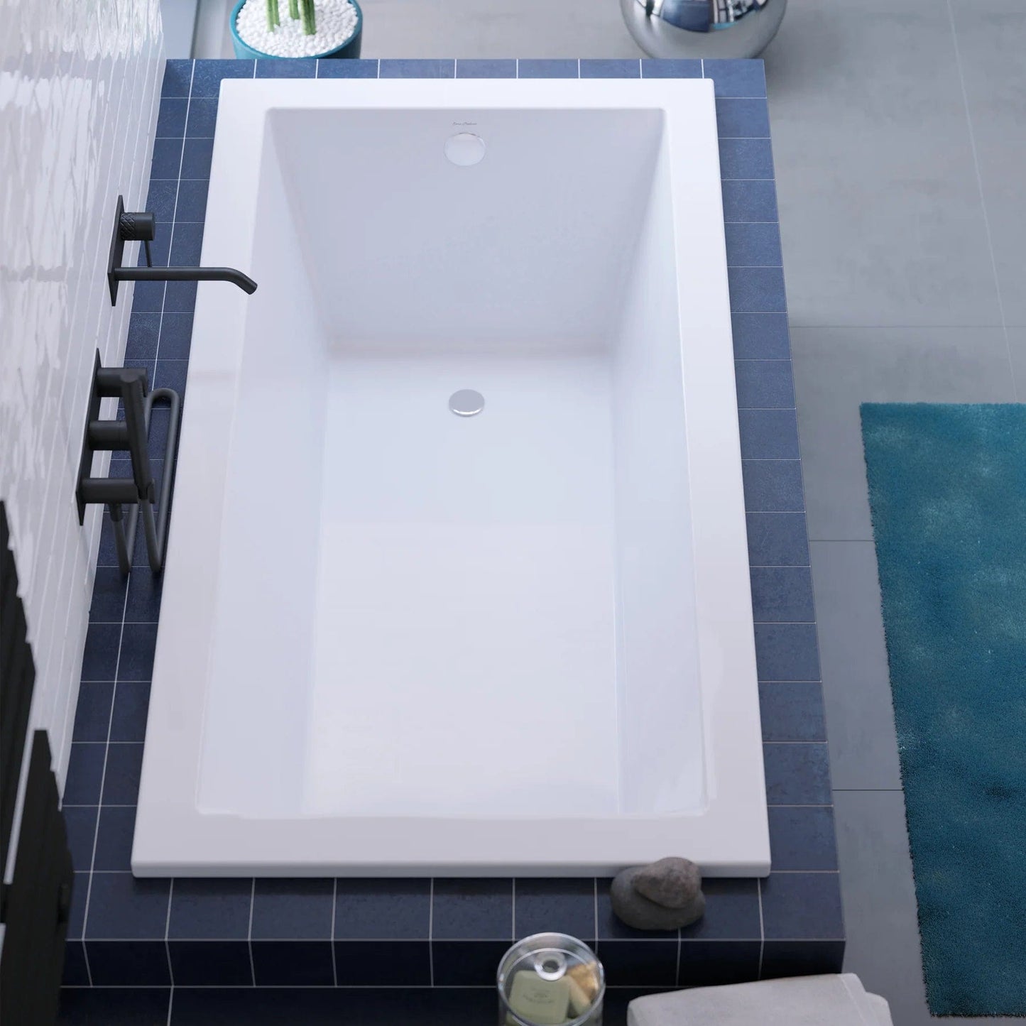 Swiss Madison Voltaire 66 "x 36" Reversible Drain Drop-In Bathtub SM-DB568