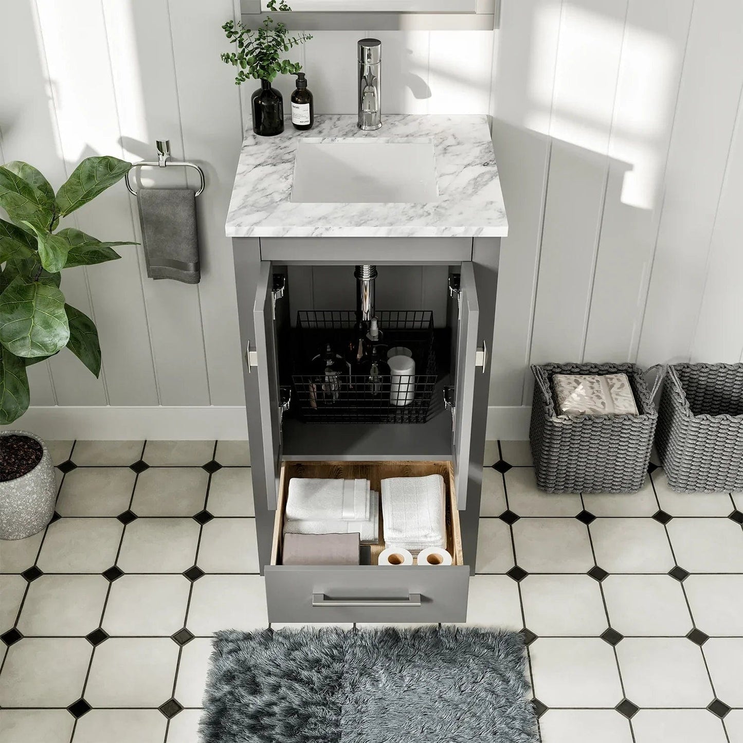 Eviva London 20 inch Transitional Bathroom Vanity