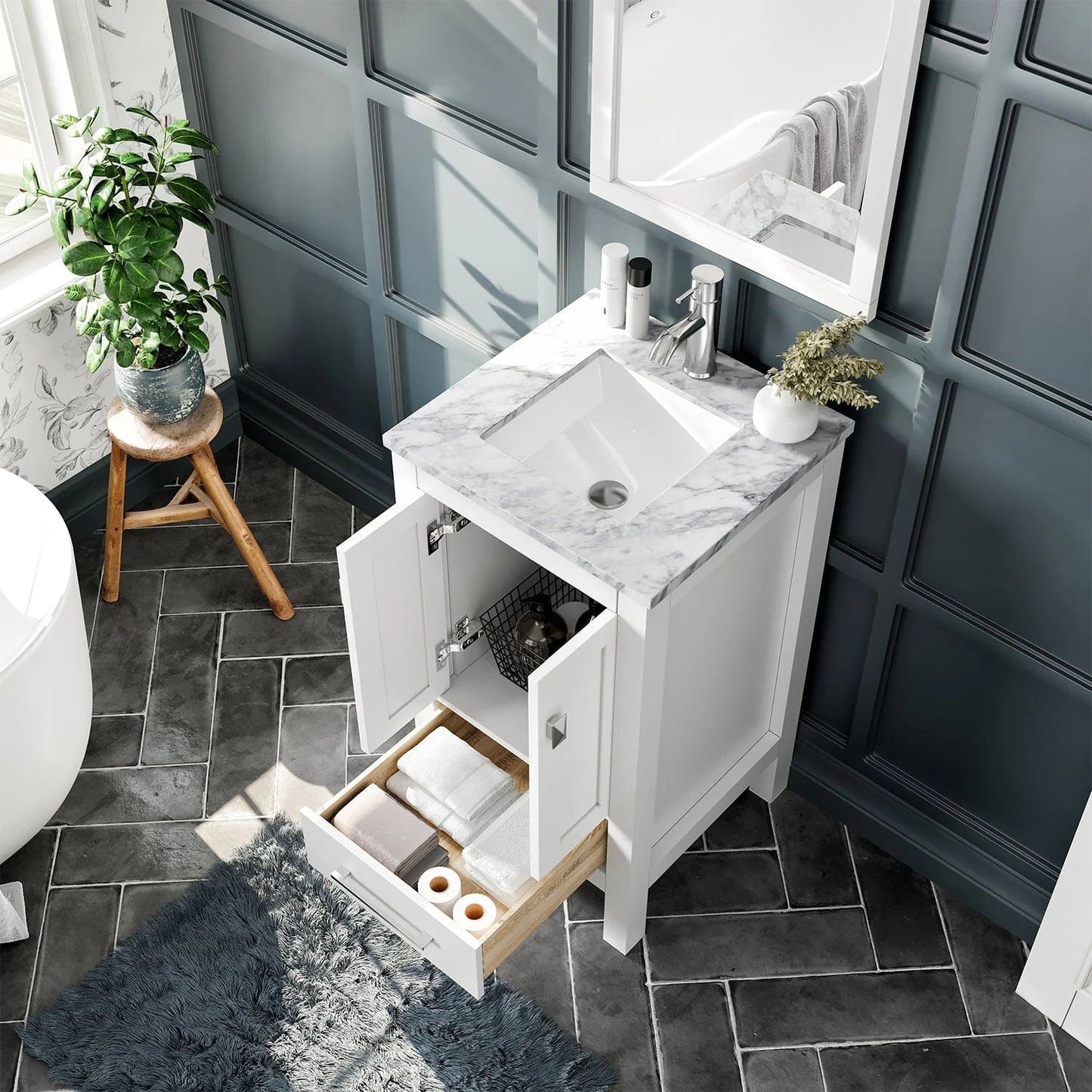 Eviva London 20 inch Transitional Bathroom Vanity