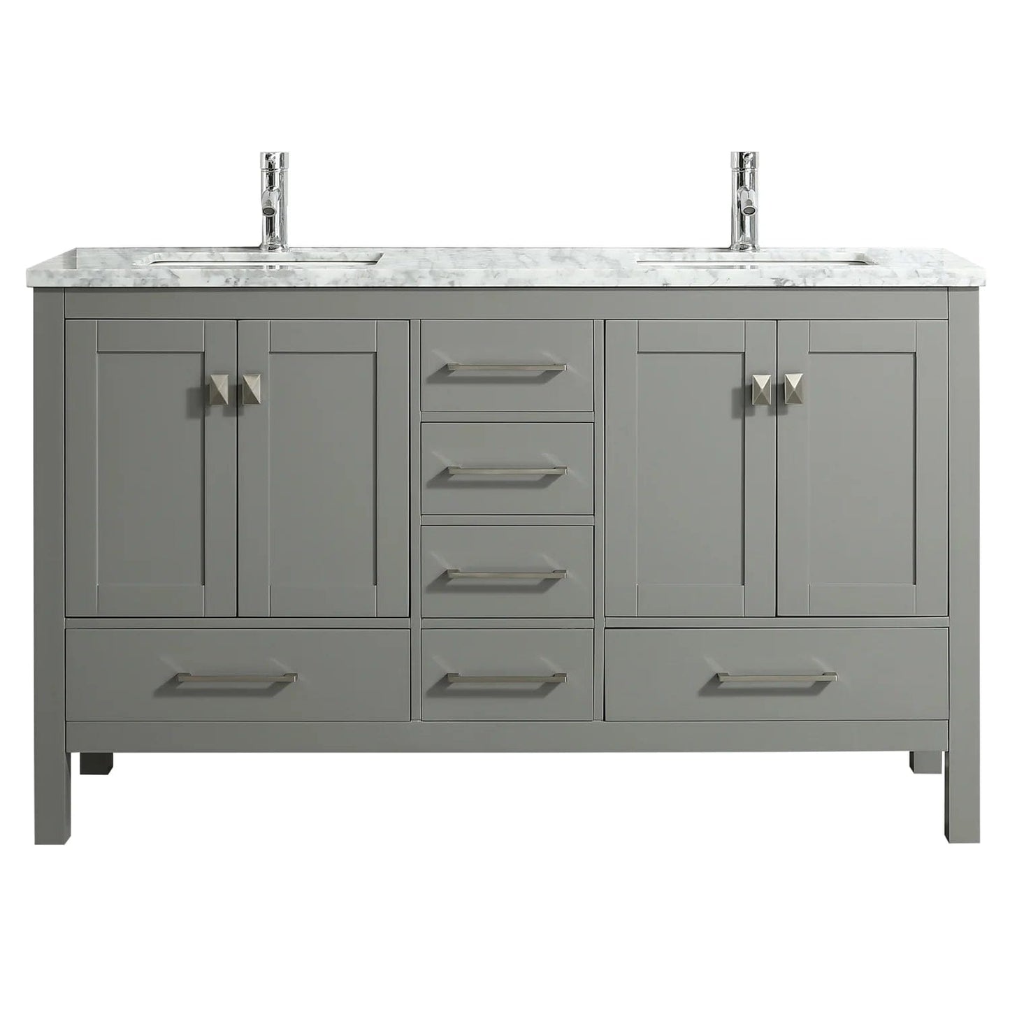 Eviva London 60 inch Transitional Bathroom Vanity