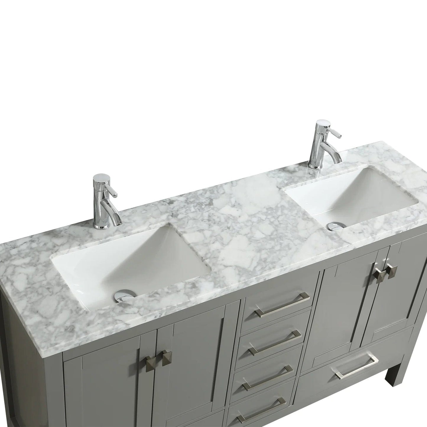Eviva London 60 inch Transitional Bathroom Vanity