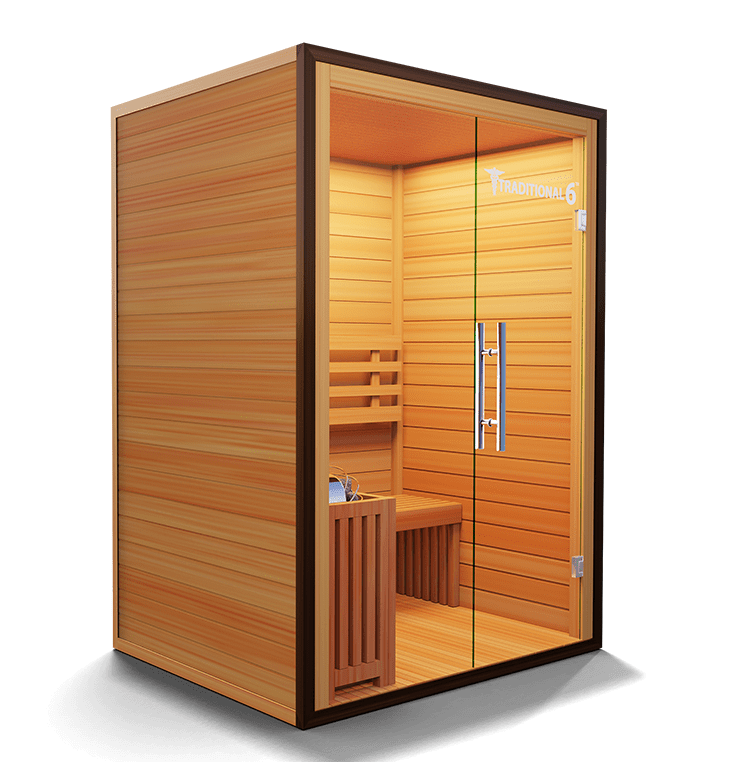 Medical Breakthrough Traditional 6 Sauna - Glass Front Only
