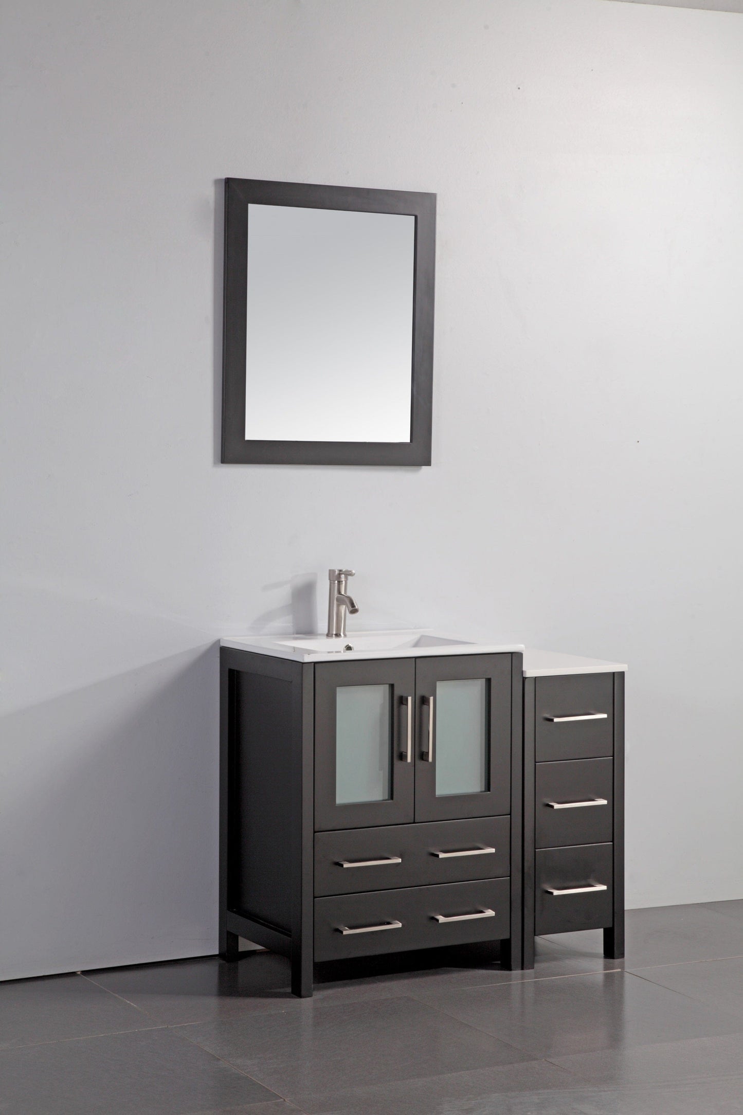 Vanity Art Brescia 36" Single Sink Modern Bathroom Vanity Combo Set