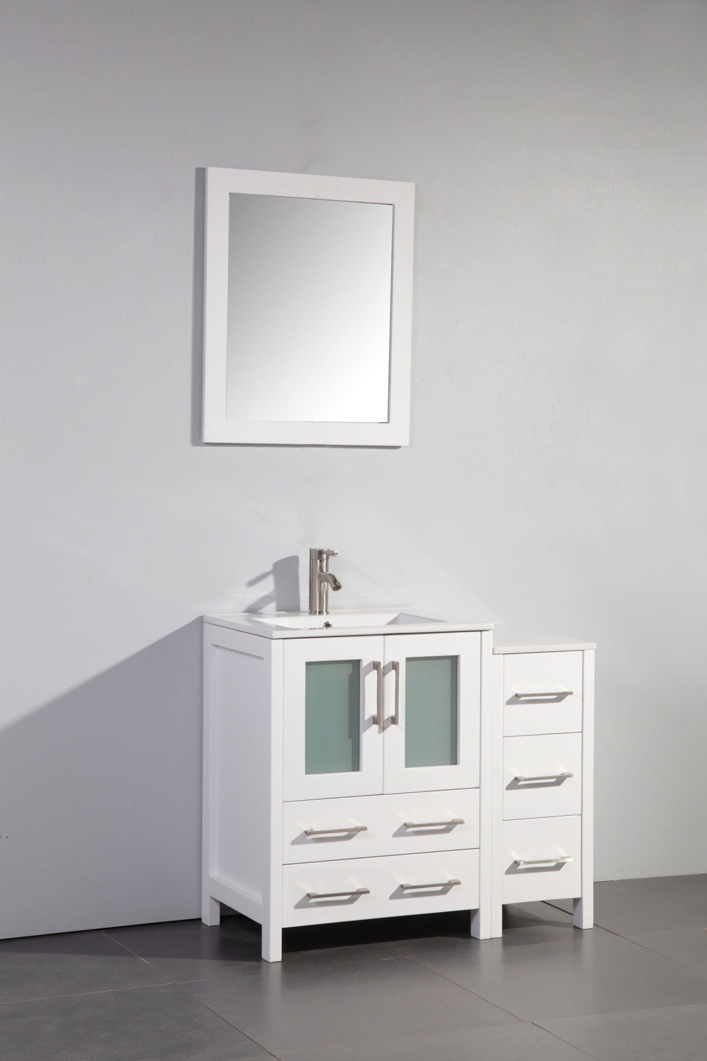 Vanity Art Brescia 36" Single Sink Modern Bathroom Vanity Combo Set