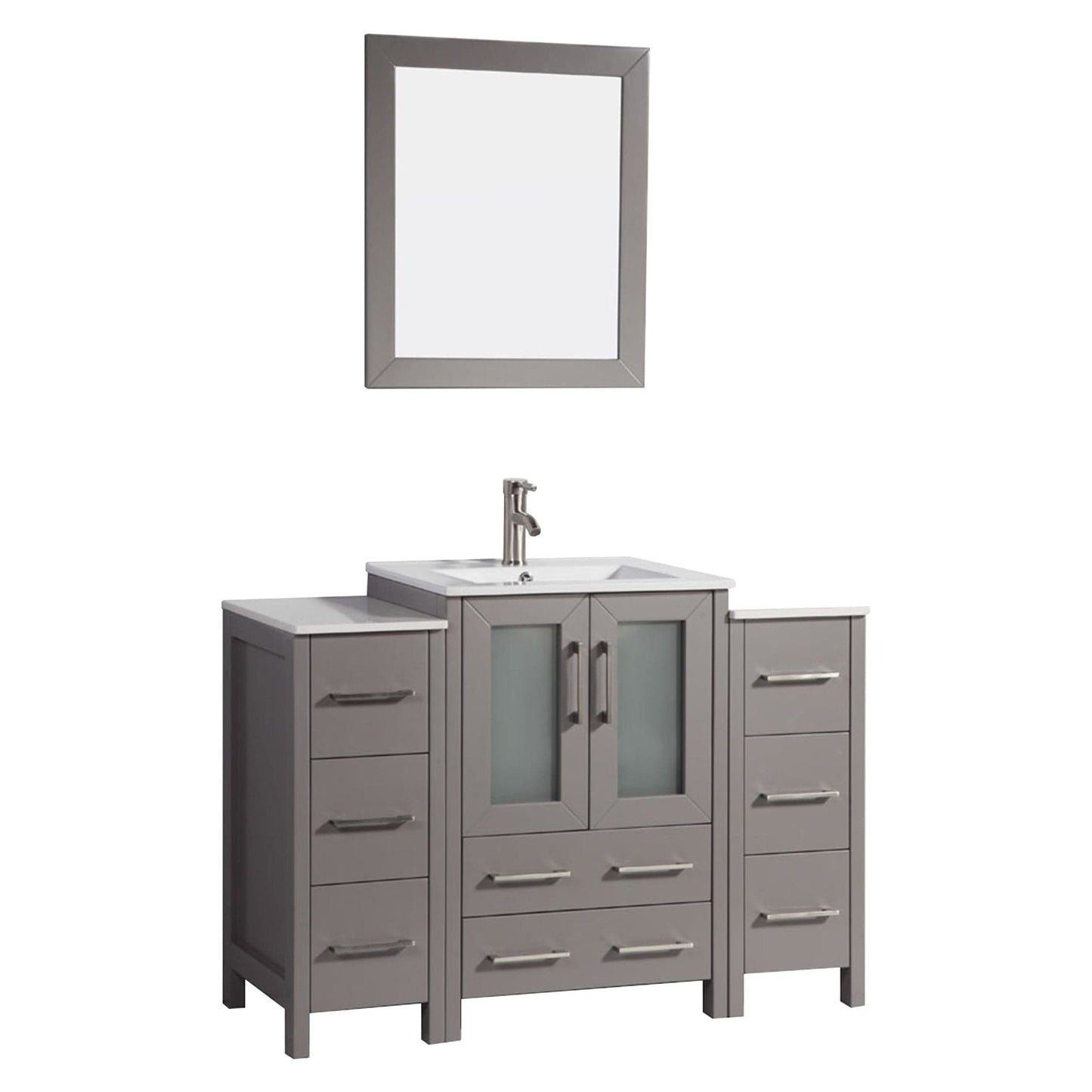 Vanity Art Brescia 48" Single Sink Modern Bathroom Vanity Combo Set