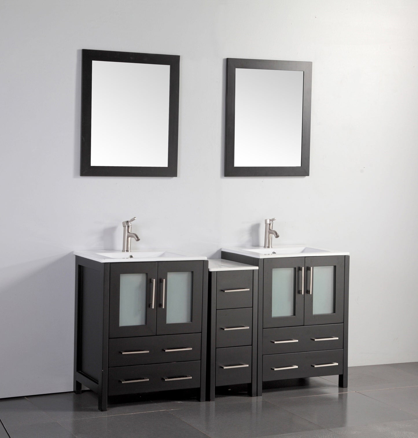 Vanity Art Brescia 60" Double Sink Bathroom Vanity Combo Set