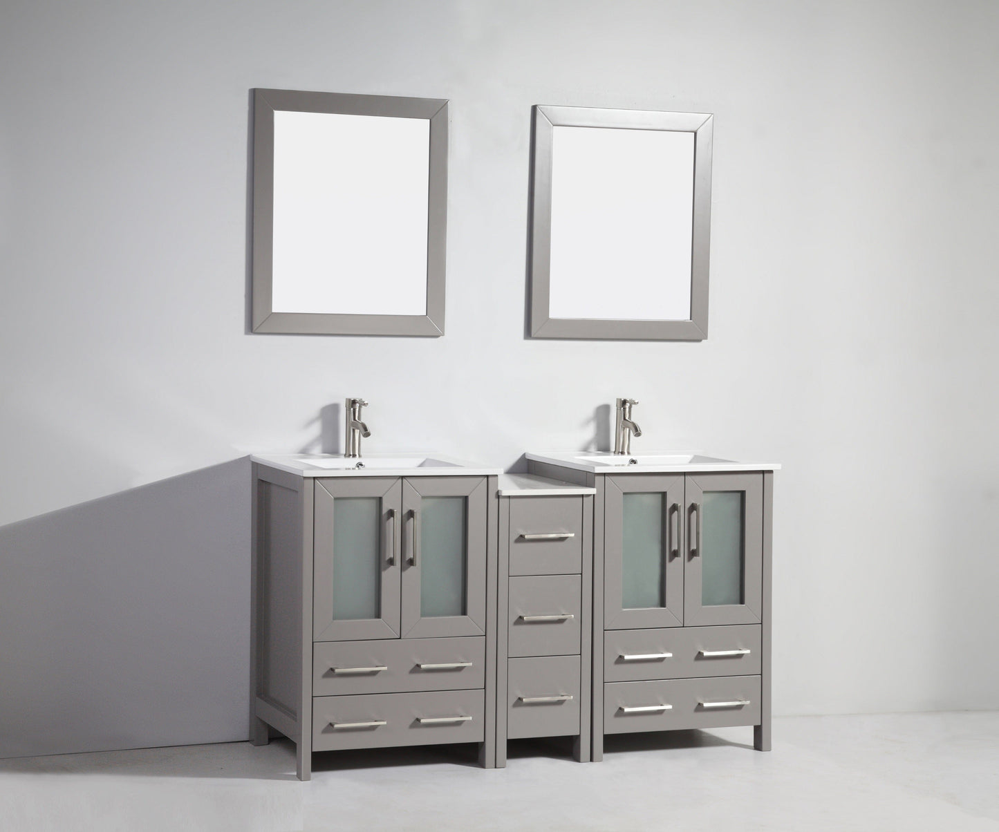 Vanity Art Brescia 60" Double Sink Bathroom Vanity Combo Set