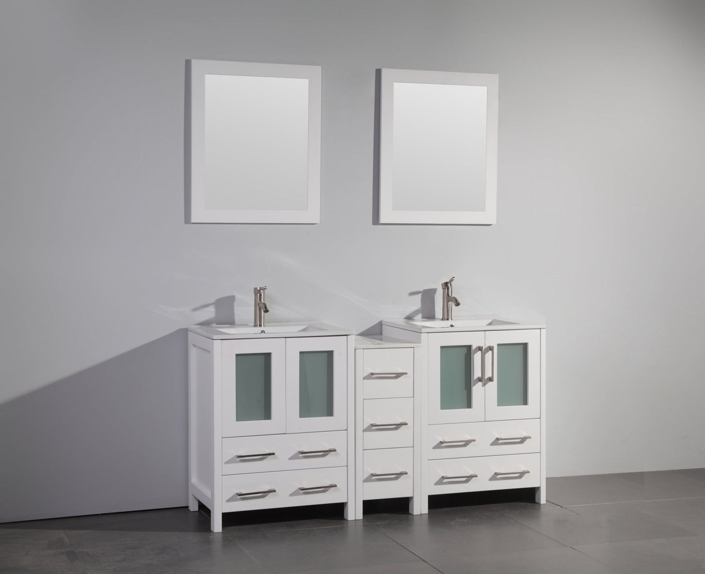 Vanity Art Brescia 60" Double Sink Bathroom Vanity Combo Set