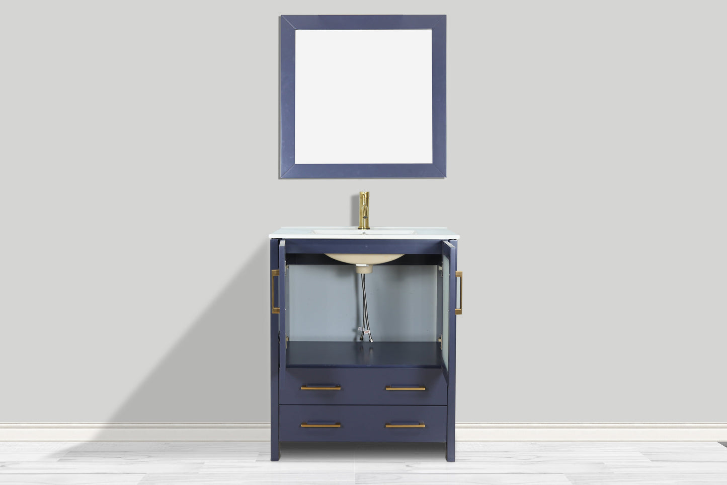 Vanity Art Brescia 24" Single Sink Bathroom Vanity Set