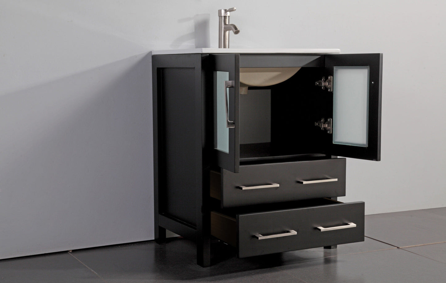 Vanity Art Brescia 48" Single Sink Modern Bathroom Vanity Combo Set