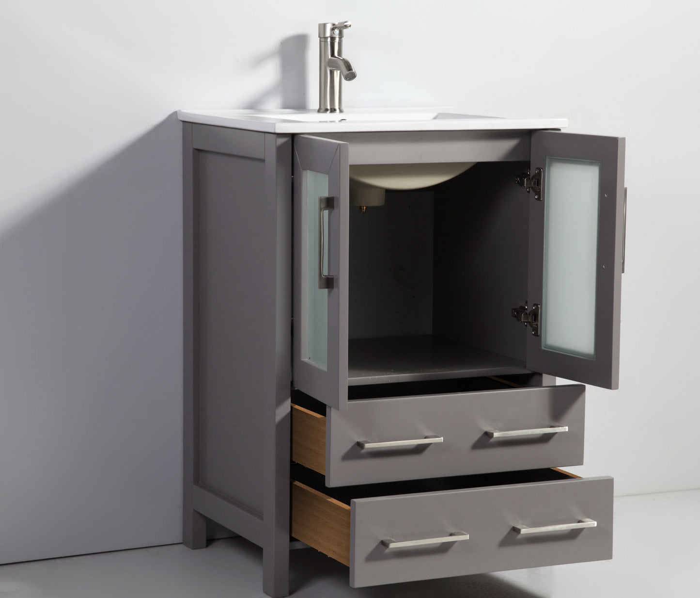 Vanity Art Brescia 48" Single Sink Modern Bathroom Vanity Combo Set