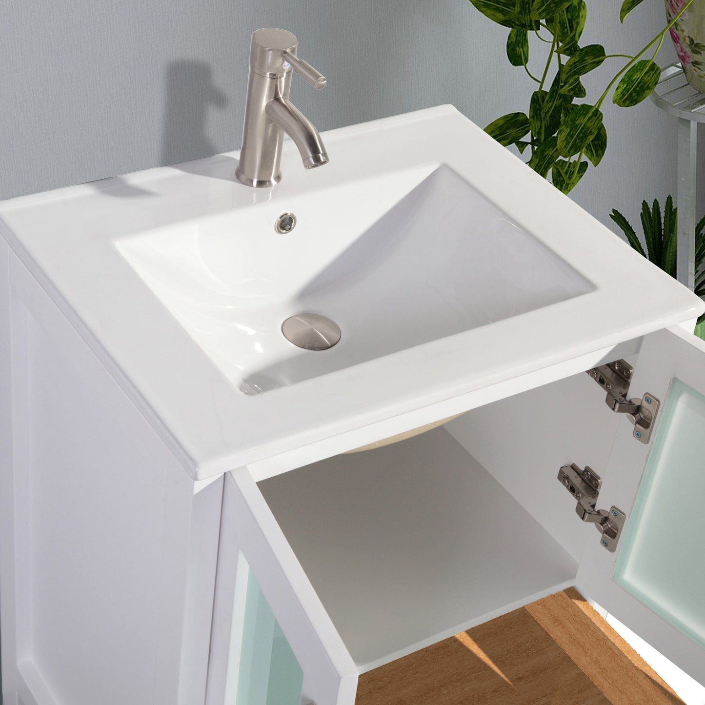 Vanity Art Brescia 36" Single Sink Modern Bathroom Vanity Combo Set