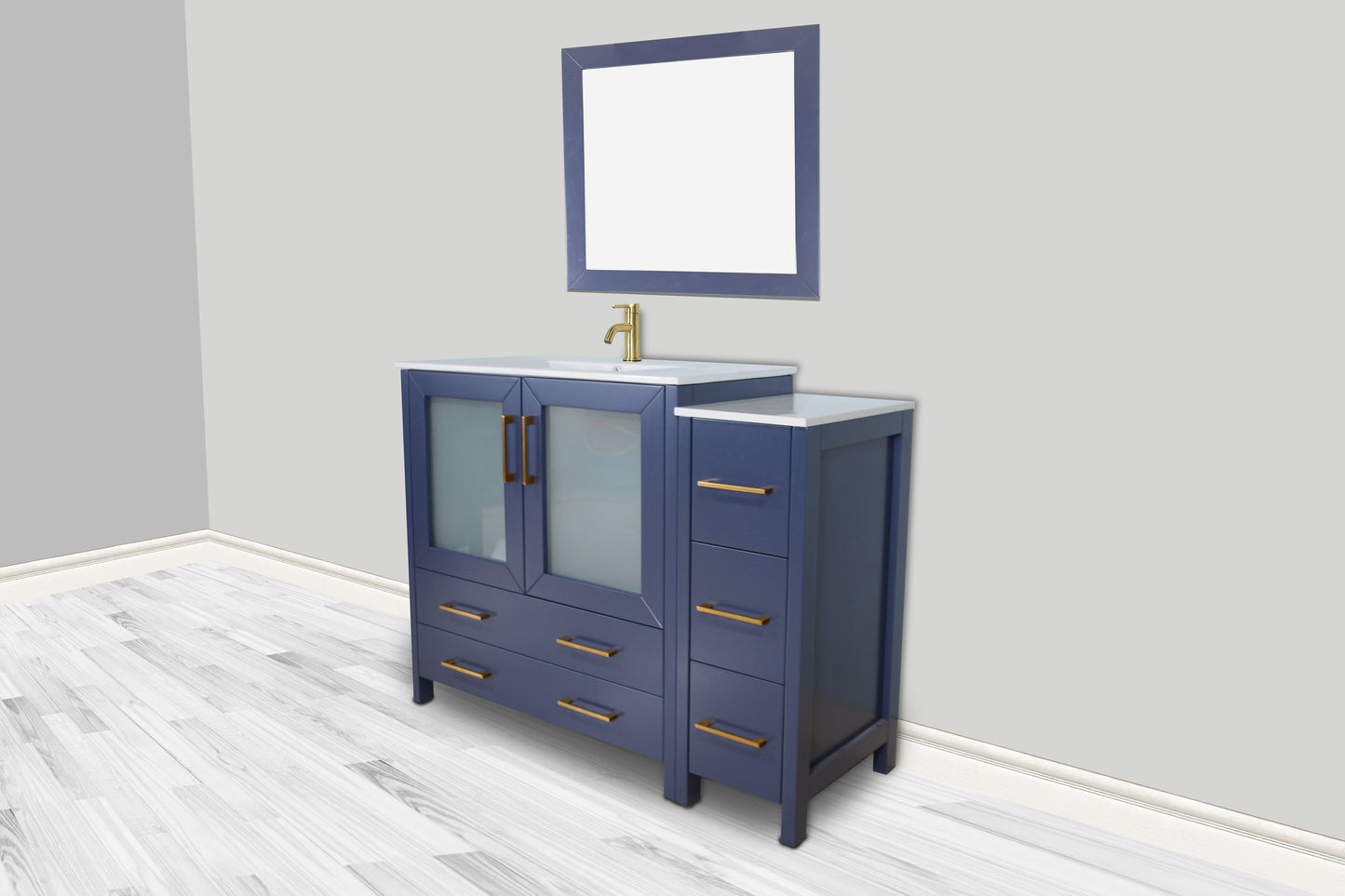 Vanity Art Brescia 48" Single Sink Modern Bathroom Vanity Set