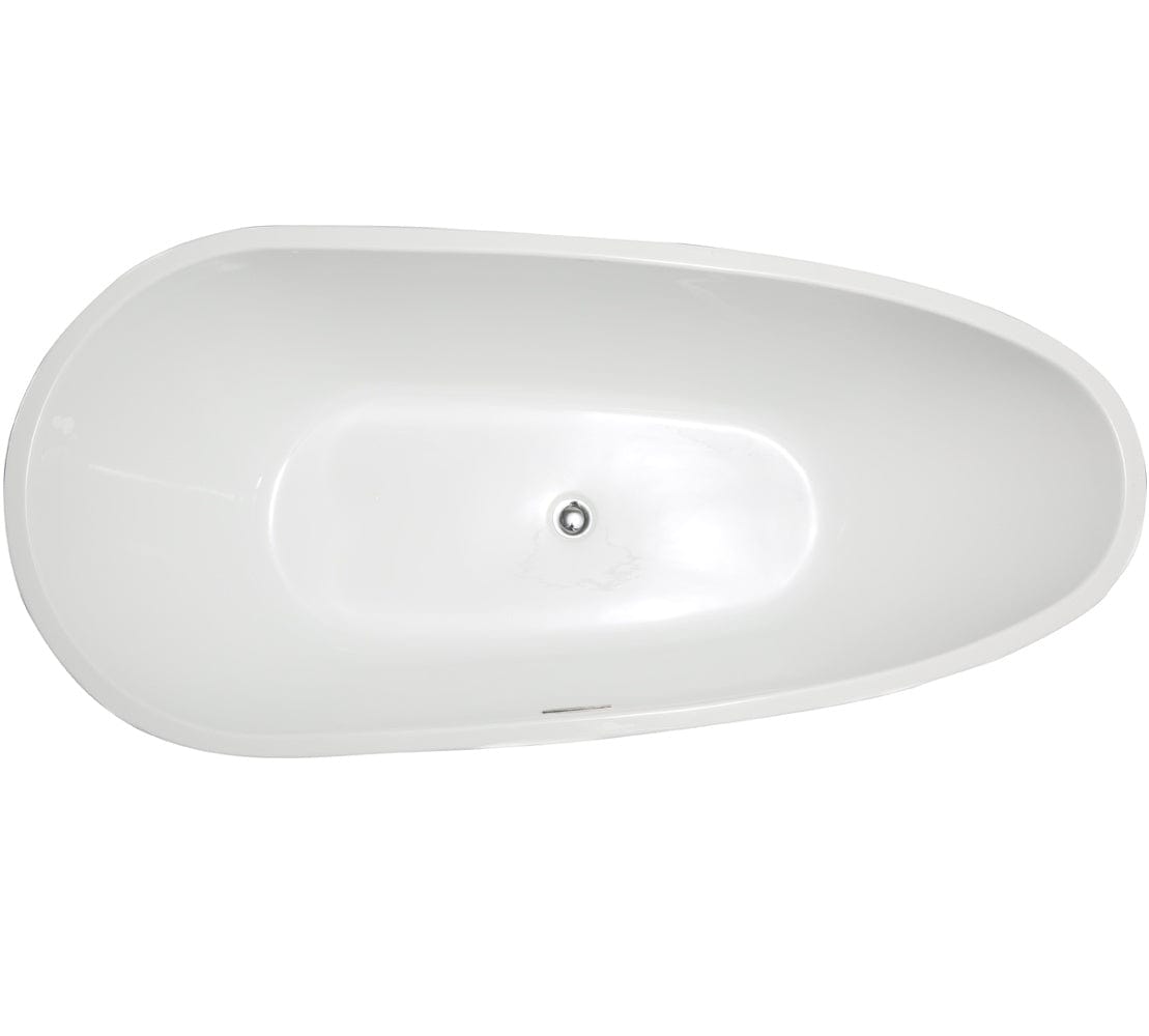 Legion Furniture 68" White Acrylic Tub - No Faucet WE6515