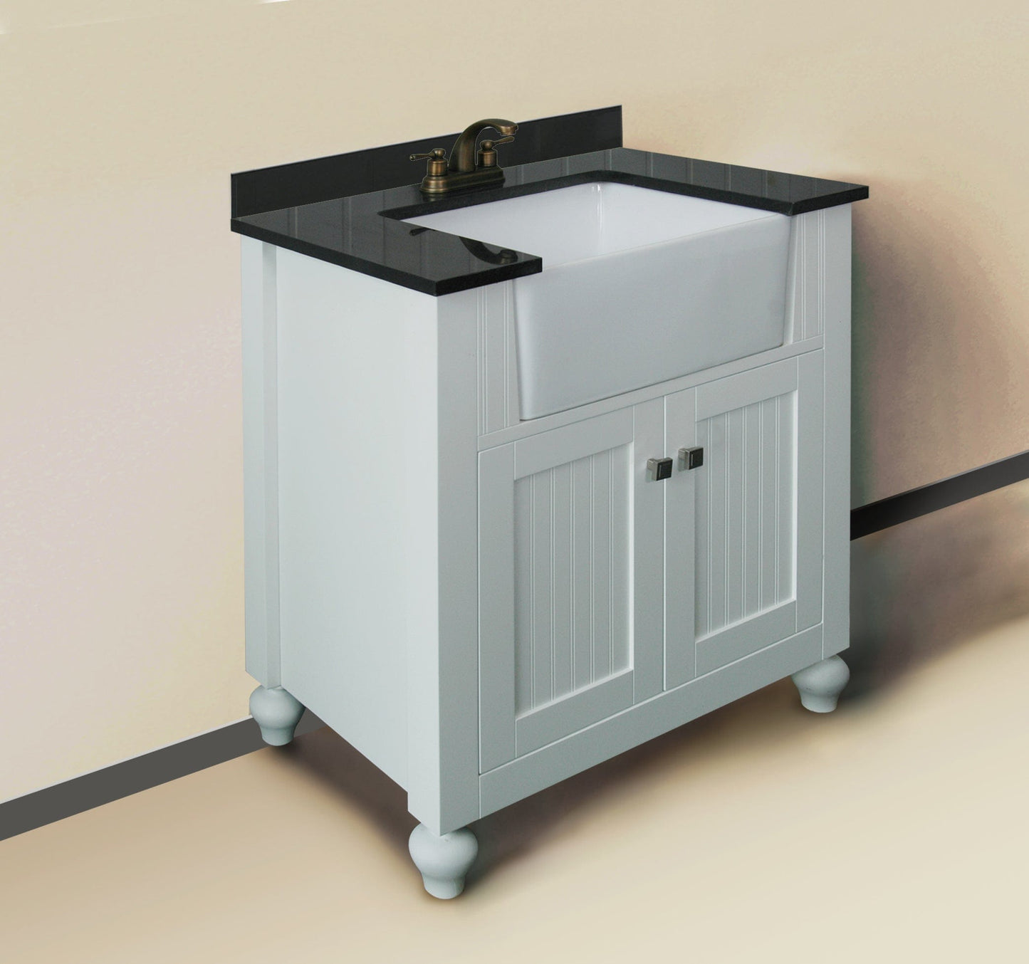 Legion Furniture 30" White Sink Vanity Without Faucet WLF6022-W