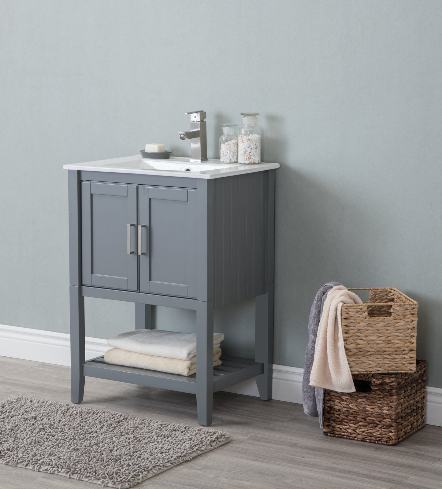 Legion Furniture 24" Kd Westchester Gray Sink Vanity WLF6023-JK