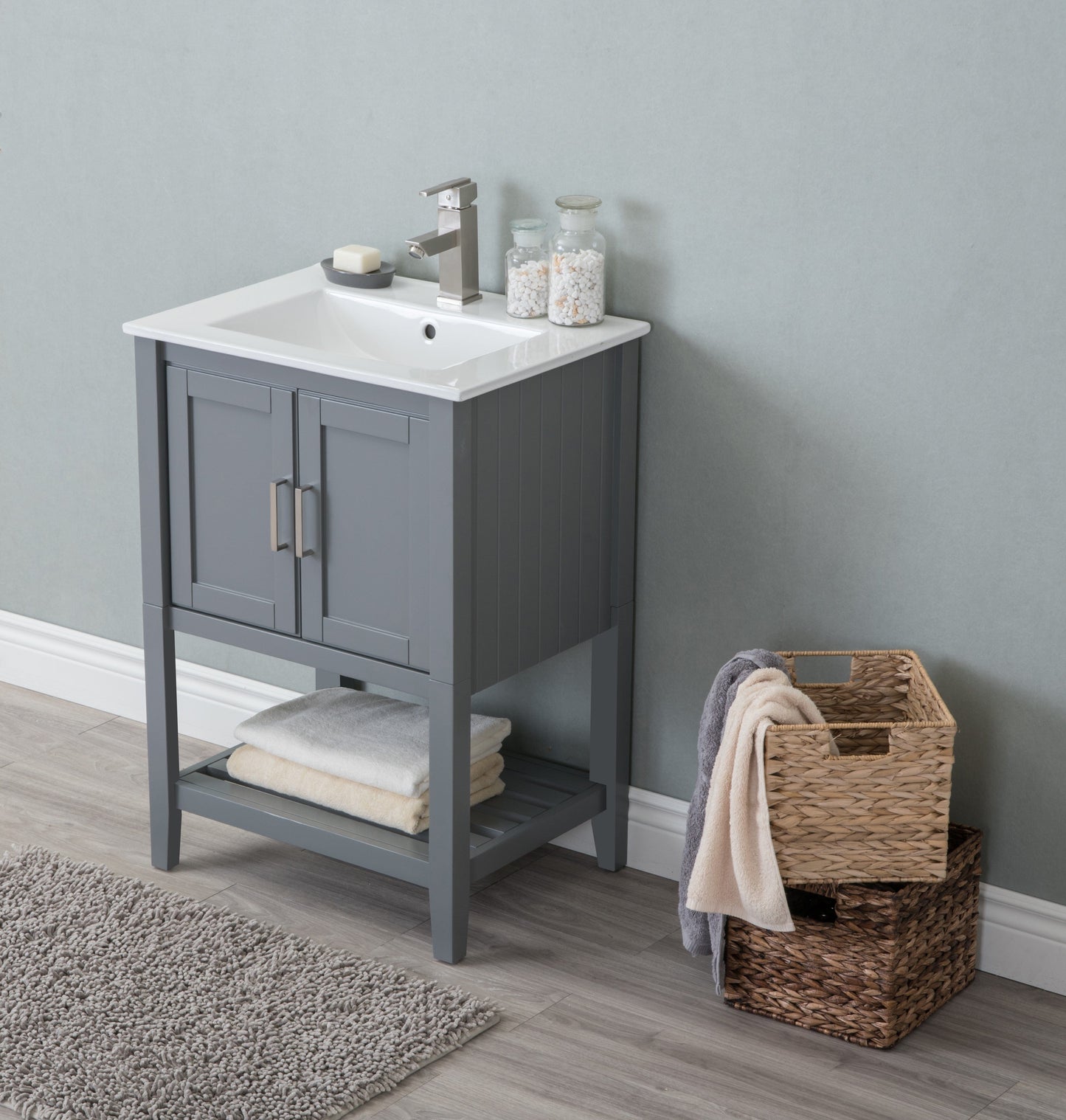 Legion Furniture 24" Kd Westchester Gray Sink Vanity WLF6023-JK