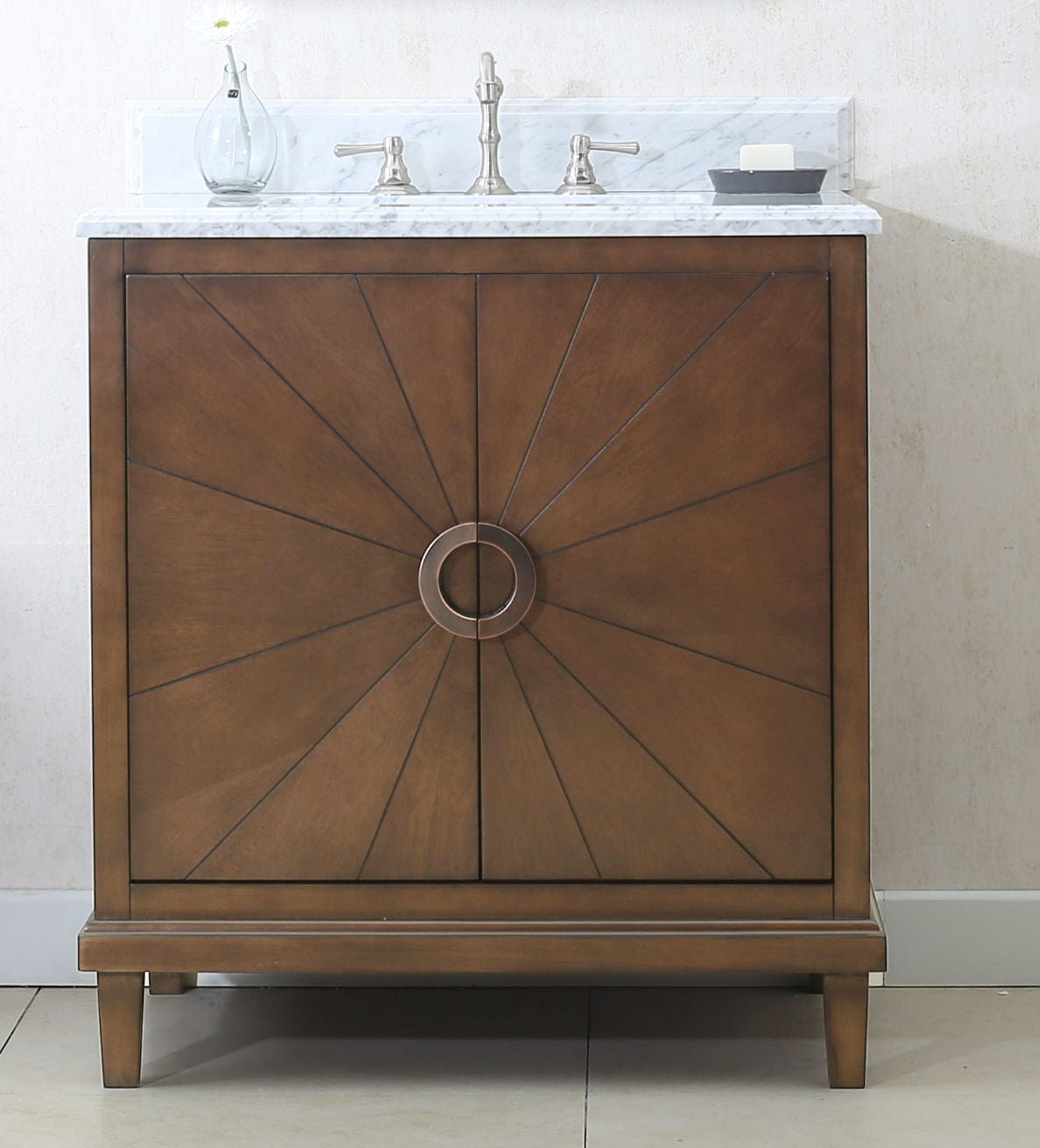 Legion Furniture Antique Coffee Sink Vanity With Wlf7040-31 Top, No Faucet