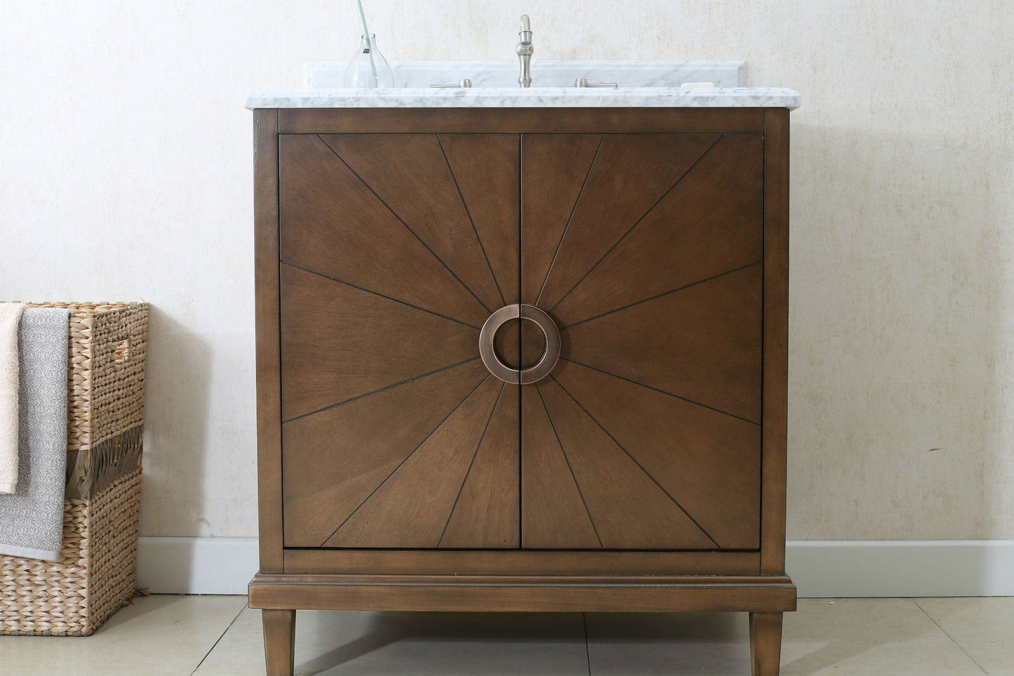 Legion Furniture Antique Coffee Sink Vanity With Wlf7040-31 Top, No Faucet