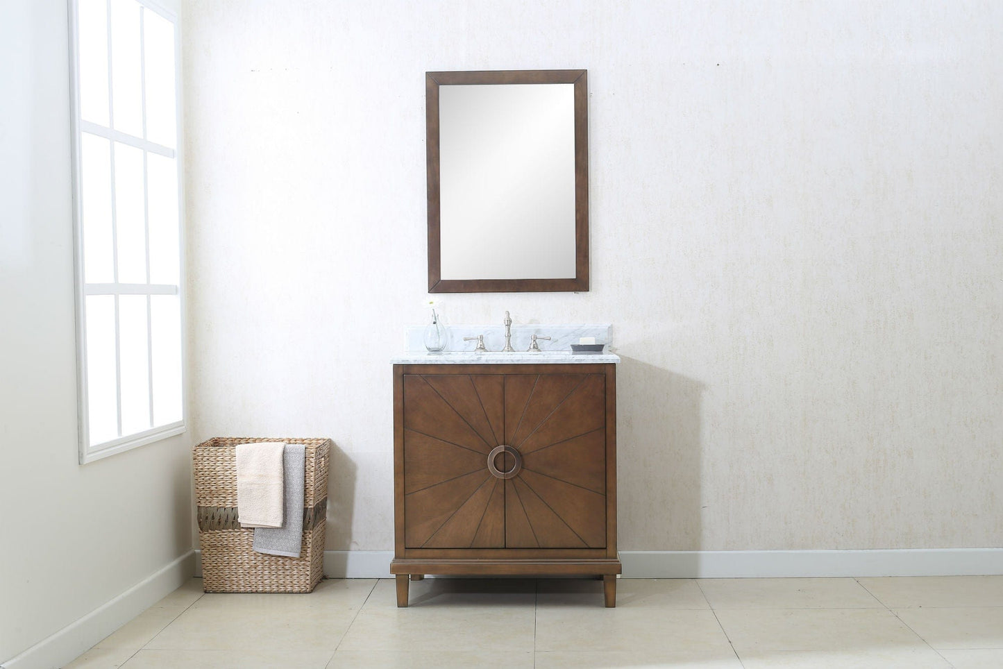 Legion Furniture Antique Coffee Sink Vanity With Wlf7040-31 Top, No Faucet
