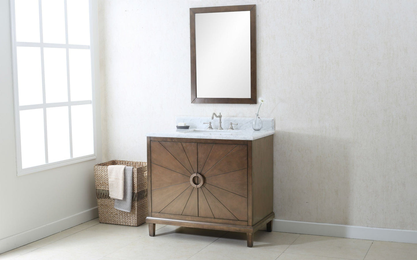 Legion Furniture Antique Coffee Sink Vanity With Wlf7040-31 Top, No Faucet