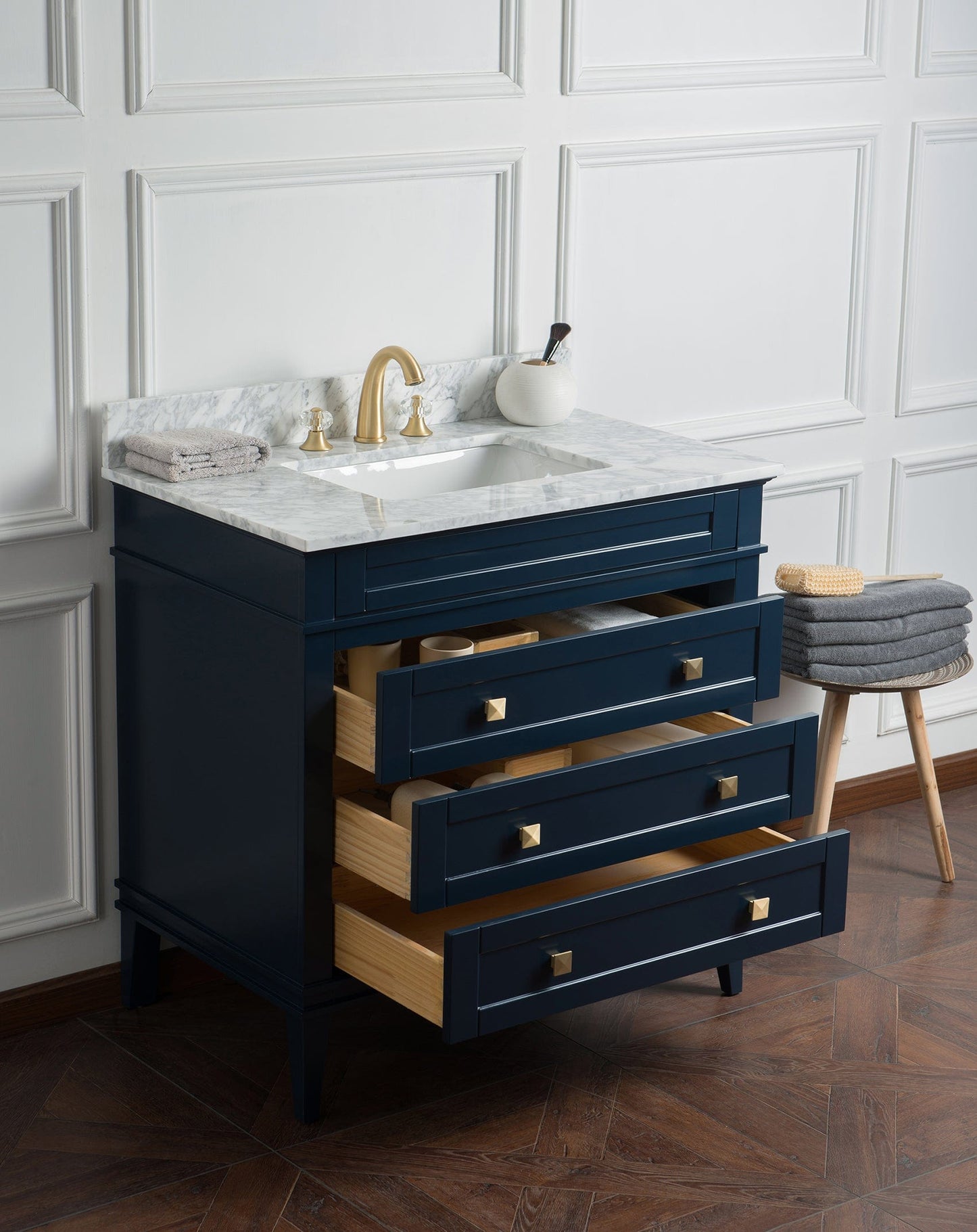 Legion Furniture Solid Wood Sink Vanity With Without Faucet