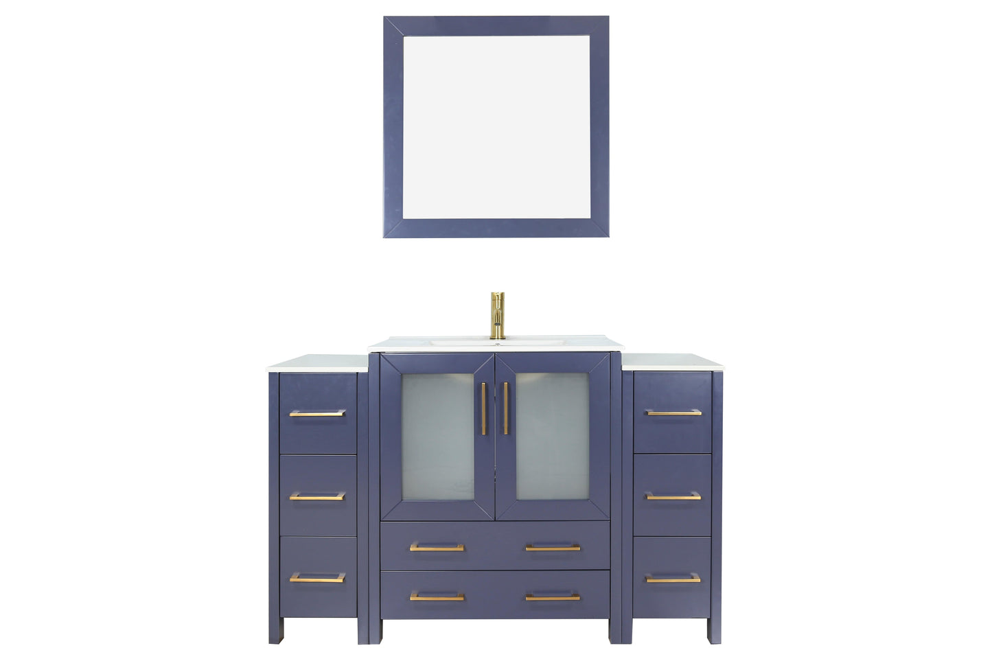 Vanity Art Brescia 48" Single Sink Modern Bathroom Vanity Combo Set