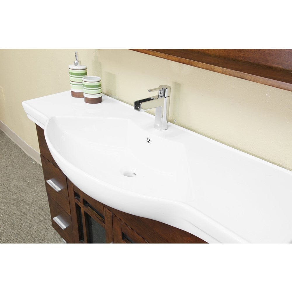 Bellaterra 48 in Single sink vanity-wood-walnut 203138