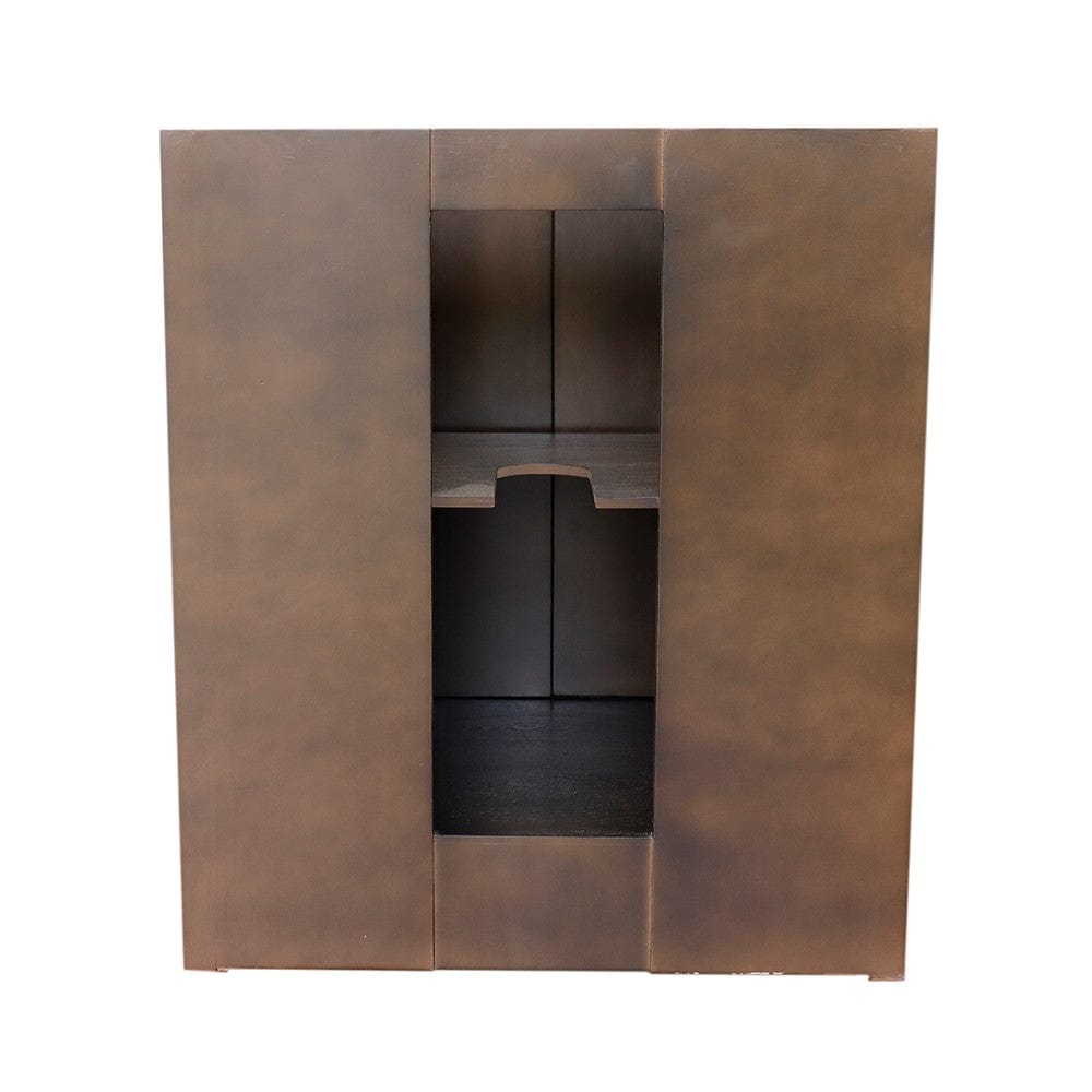 Bellaterra 31" Single Vanity in Brown Ash Finish