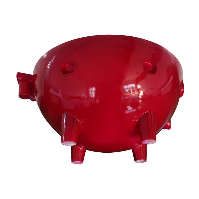 ALFI brand FireHotTub The Round Fire Burning Portable Outdoor Hot Bath Tub