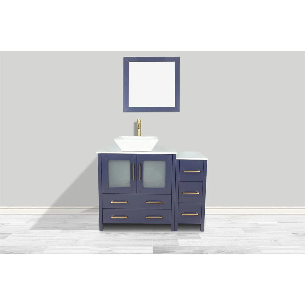 Vanity Art Ravenna 42" Single Sink Bathroom Vanity Combo Set