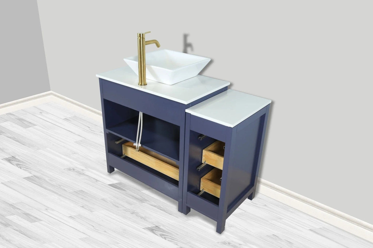 Vanity Art Ravenna 42" Single Sink Bathroom Vanity Combo Set